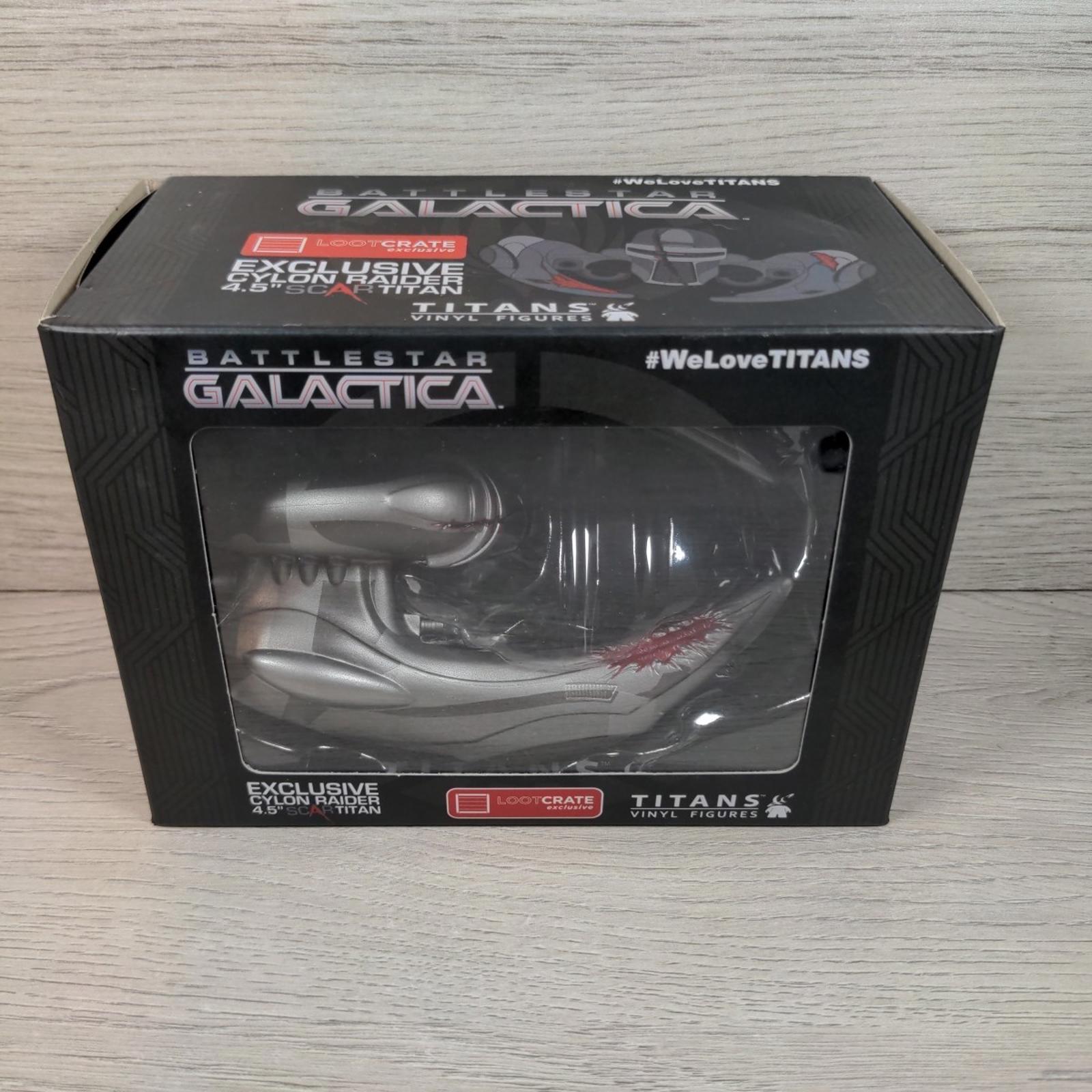 Loot Crate Exclusive Battlestar Galactica Cylon Raider 4.5" Scar Titan Model