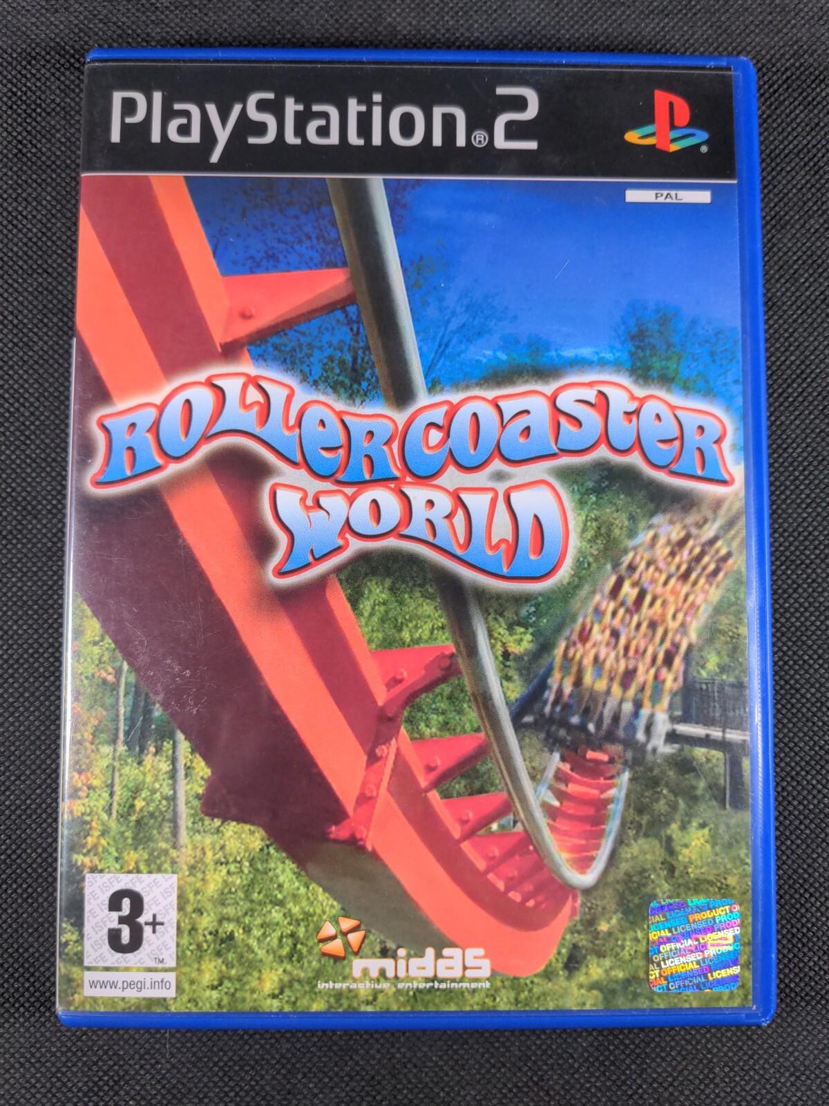 Rollercoaster World  PlayStation 2 PS2 Game PAL Region Age 3+