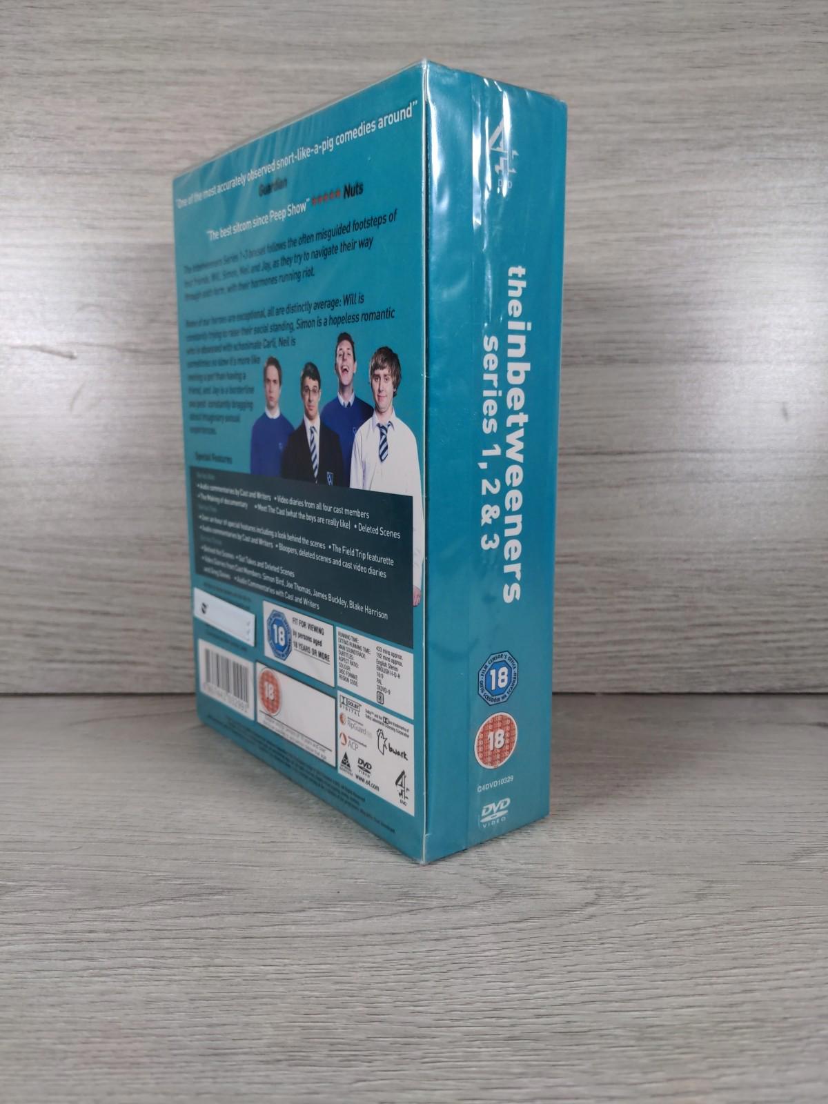 The Inbetweeners  Series 1, 2 & 3 Complete DVD 5 Disc Box Set New & Sealed