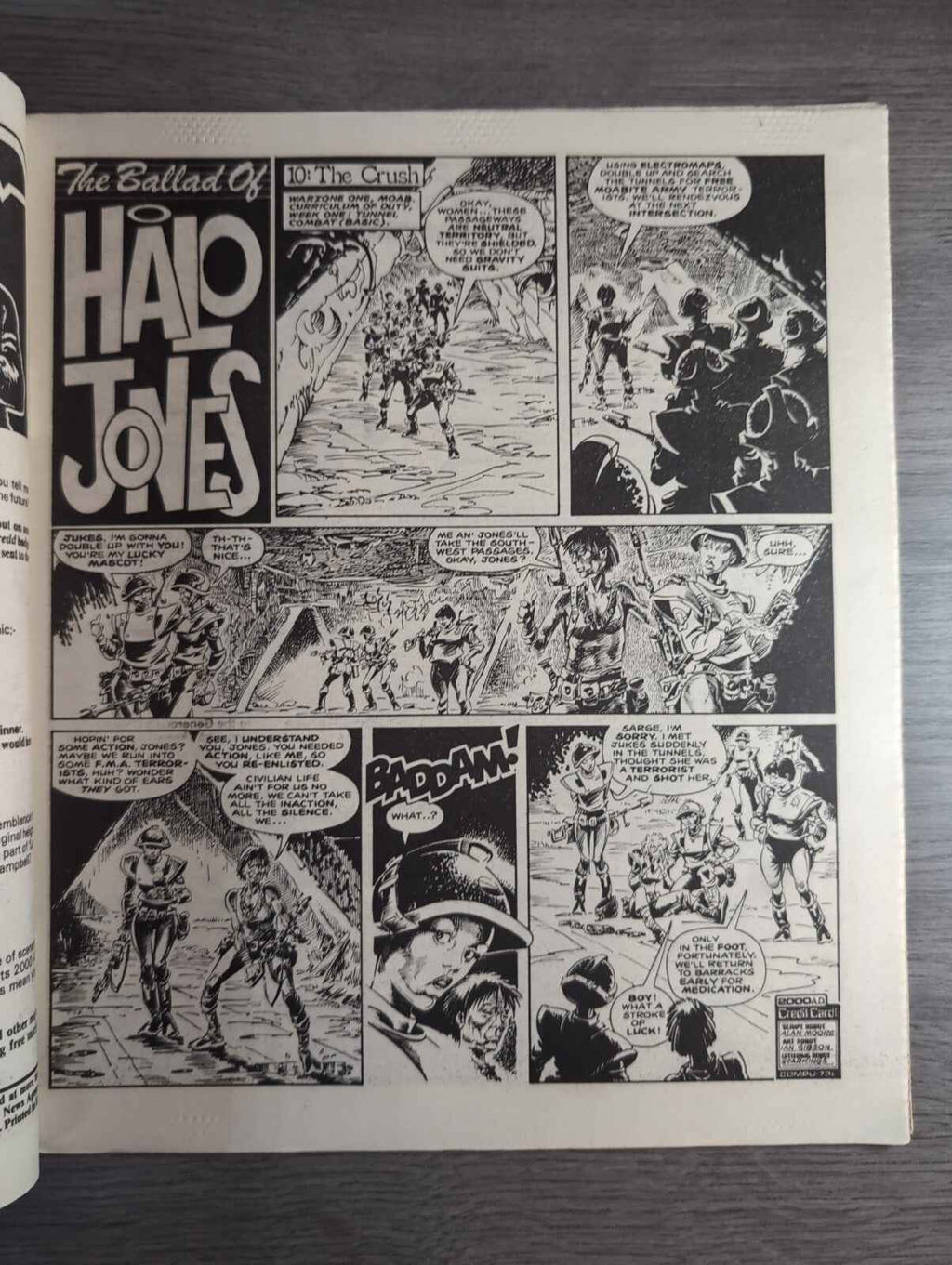 2000AD Prog 461 Featuring Judge Dread Comic 15th March 1986 Vintage Retro Comic