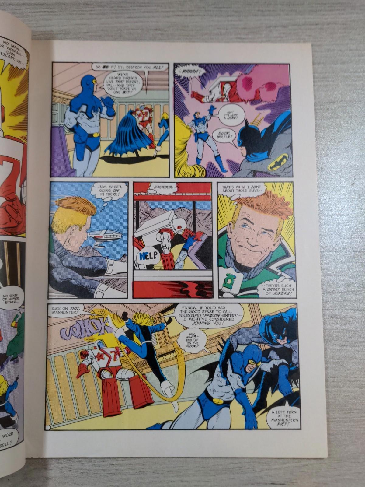 DC Comics Superman With Justice League Issue No #35 1990 Vintage Comic