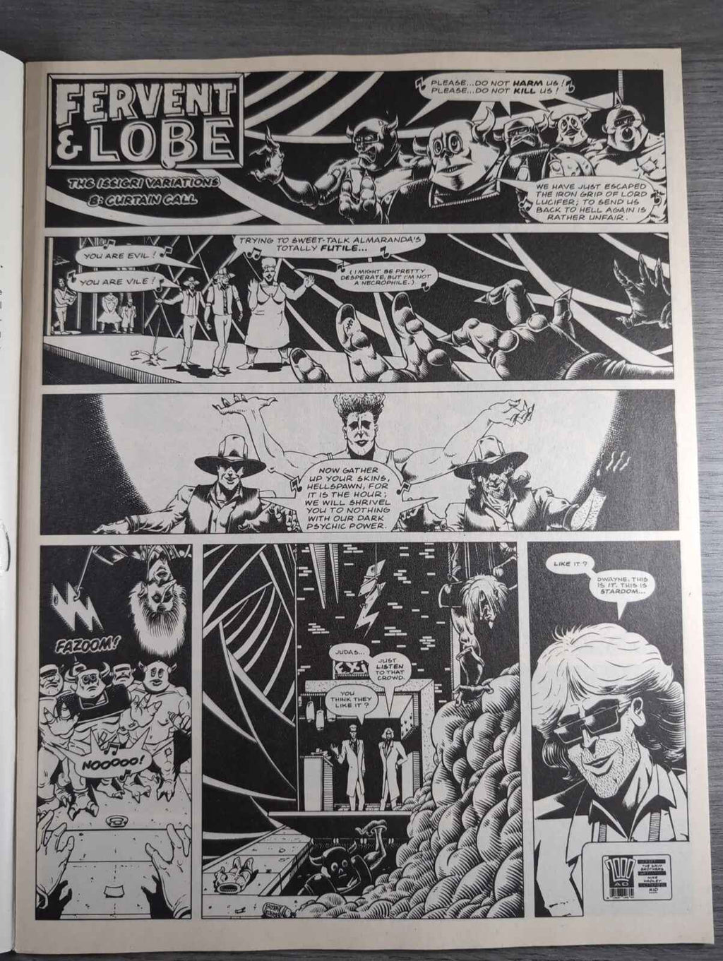 2000AD Prog 649 Featuring Judge Dredd Comic 21st Oct 1989 Vintage Retro Comic