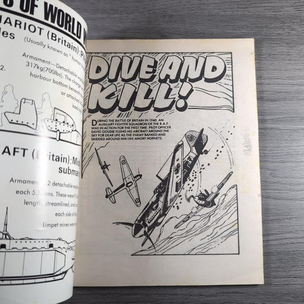 Commando Comic 2470 Dive And Kill!  Vintage War Comic