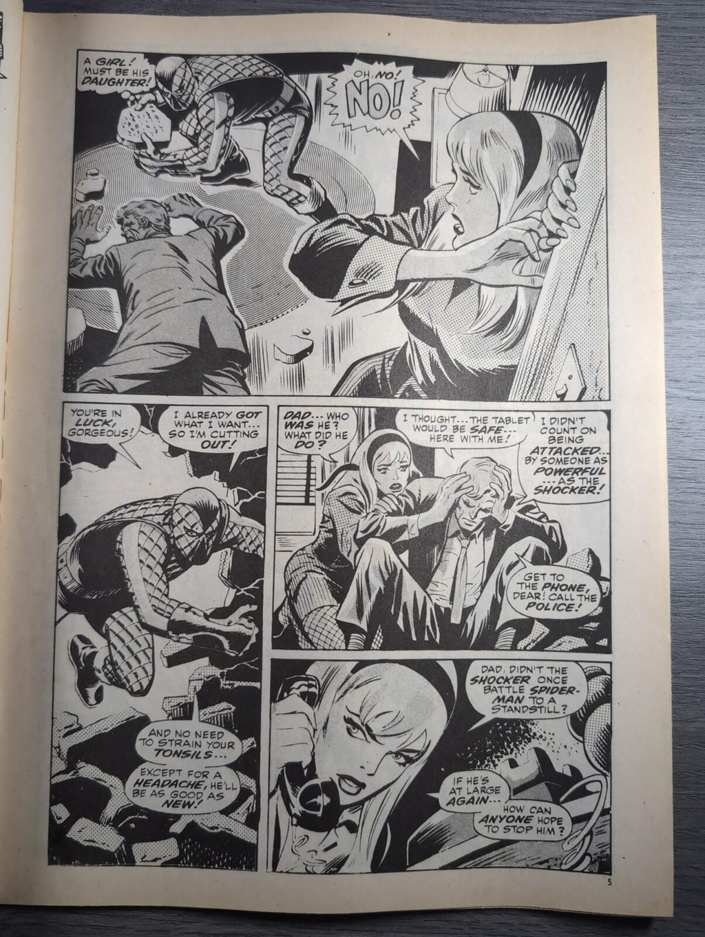 Spider-Man Comics Weekly No84 Marvel Comics UK 21st September 1974 Vintage Comic