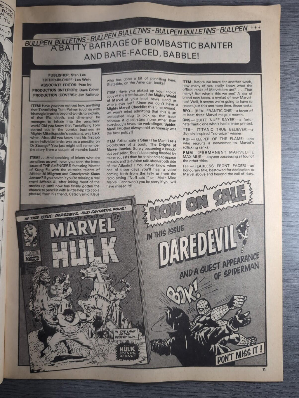 Spider-Man Comics Weekly No 98 Marvel Comics UK 28th December 1974 Vintage Comic
