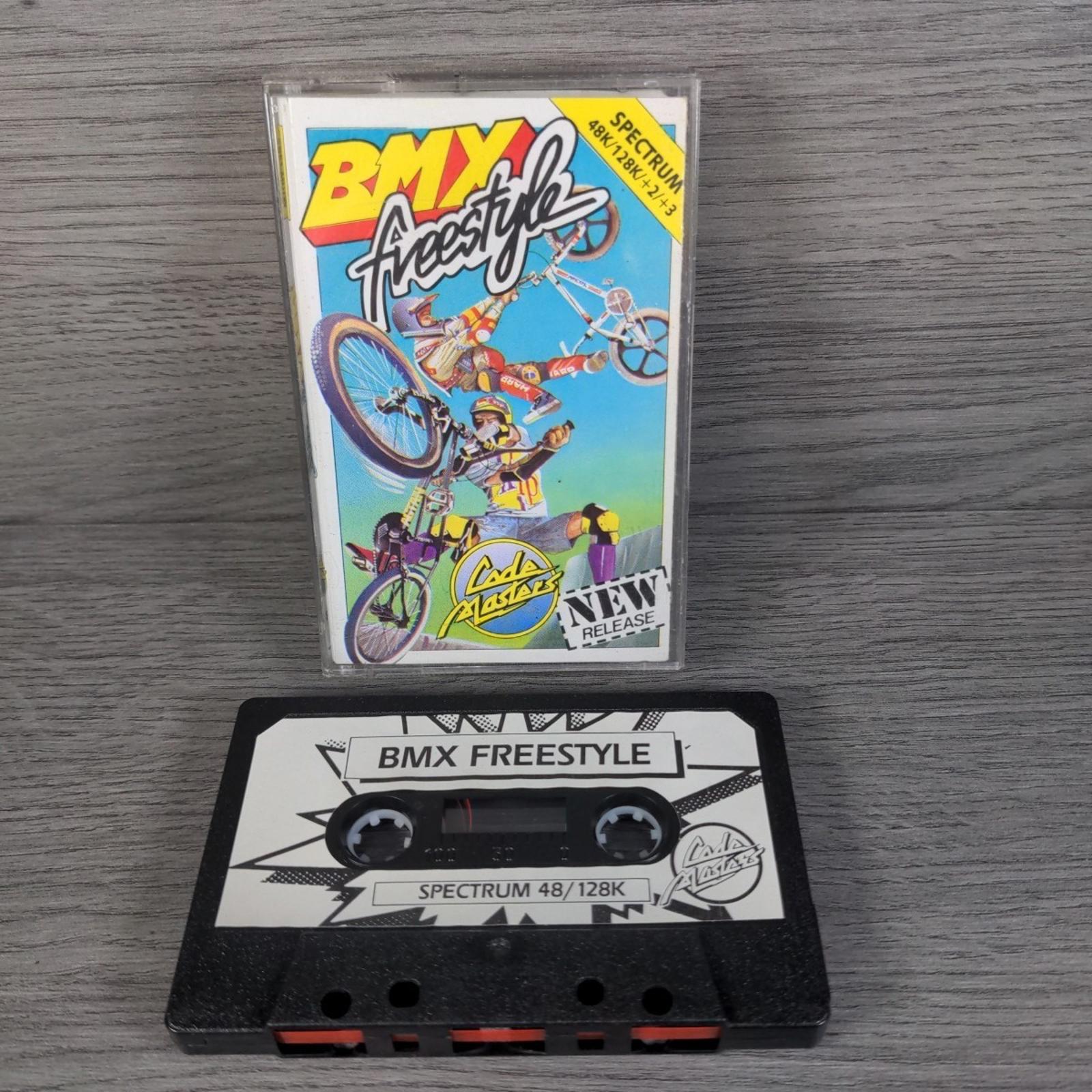 BMX Freestyle  ZX Spectrum 48/128K Game Cassette Code Masters Tested & Working