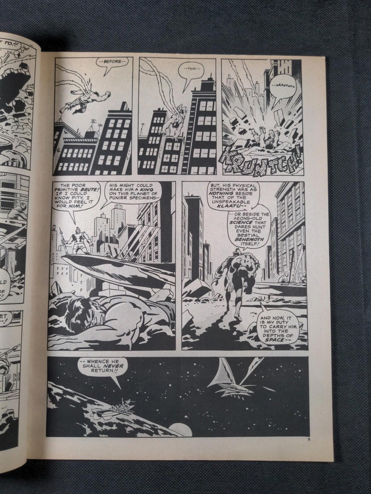Mighty World of Marvel Issue No 102 September 1974 Marvel UK Vintage Comic