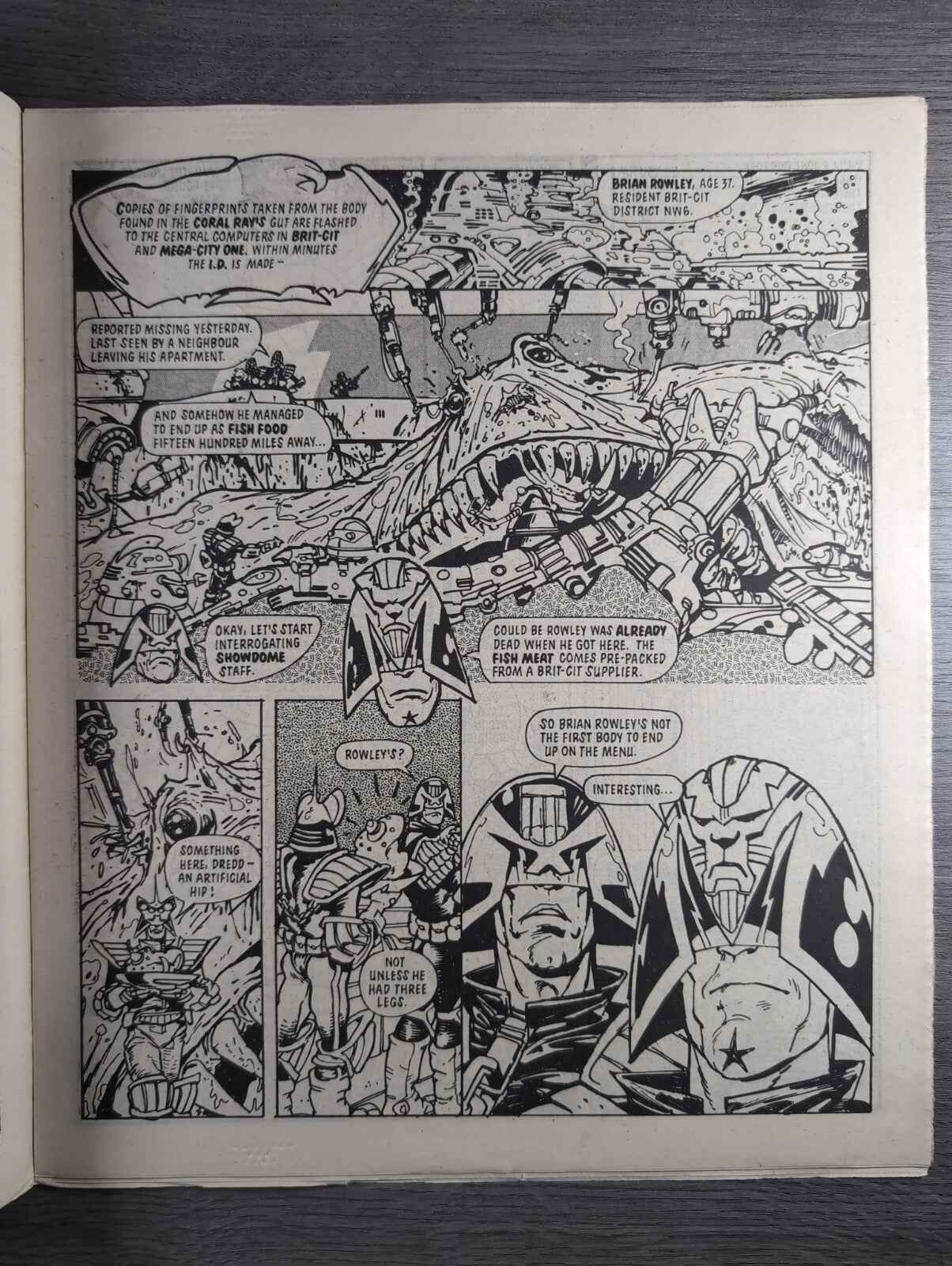 2000AD Prog 486 Featuring Judge Dread Comic Date 6th Sep 1986  Retro Comics