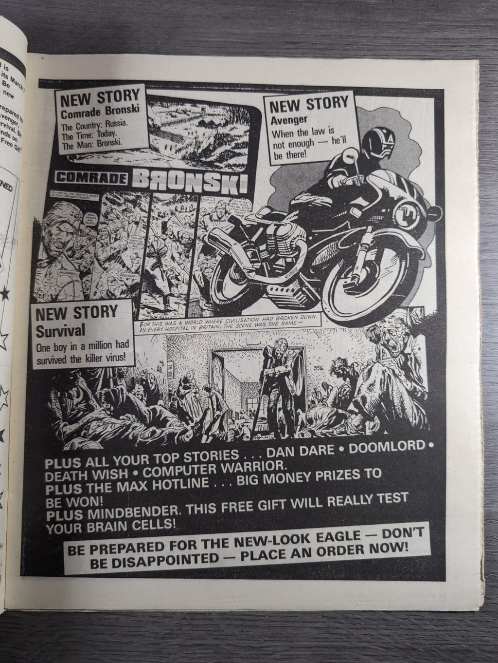 Eagle Comic Issue No. 258 28th Feb 1987 Vintage Retro UK Comic