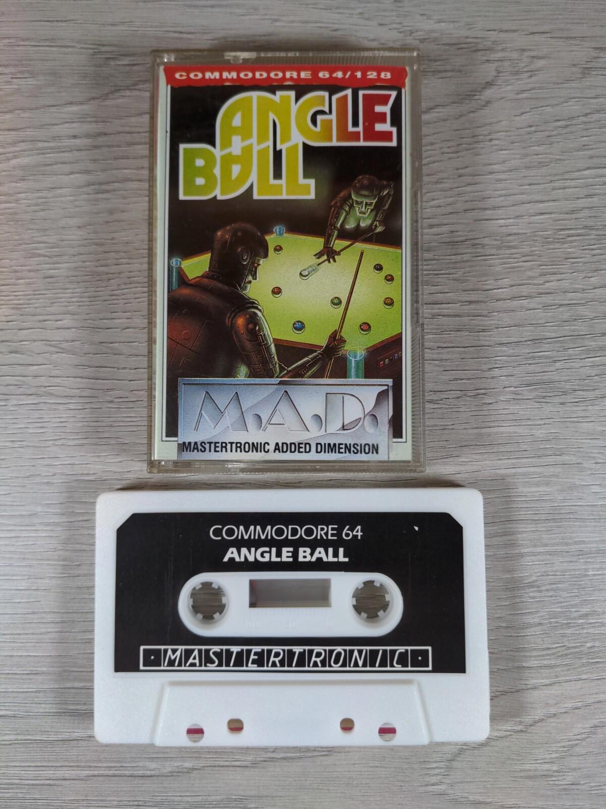 Angle Ball Commodore 64 C64 Game Cassette Tested & Working