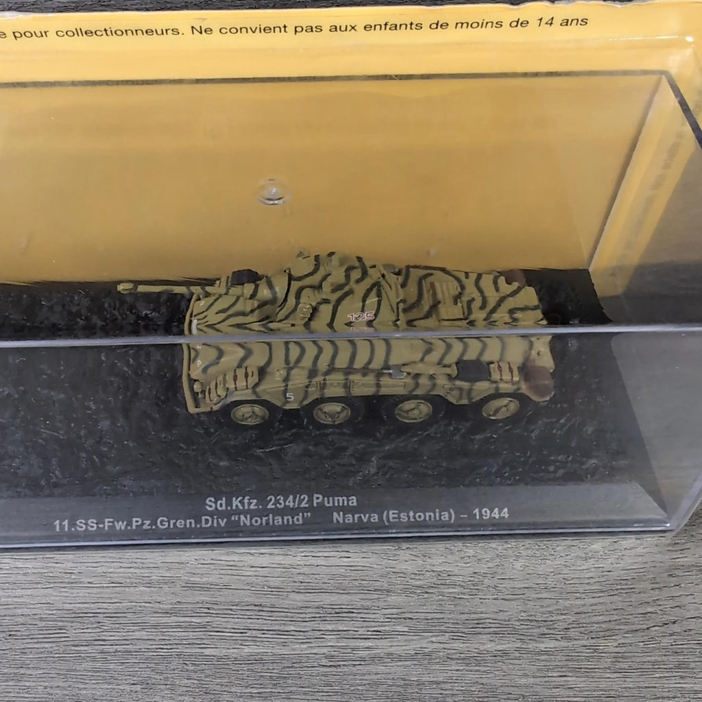 DeAgostini Sd.Kfz. 234/2 Puma Narva Estonia 1944 1:72 Scale Diecast Model Tank