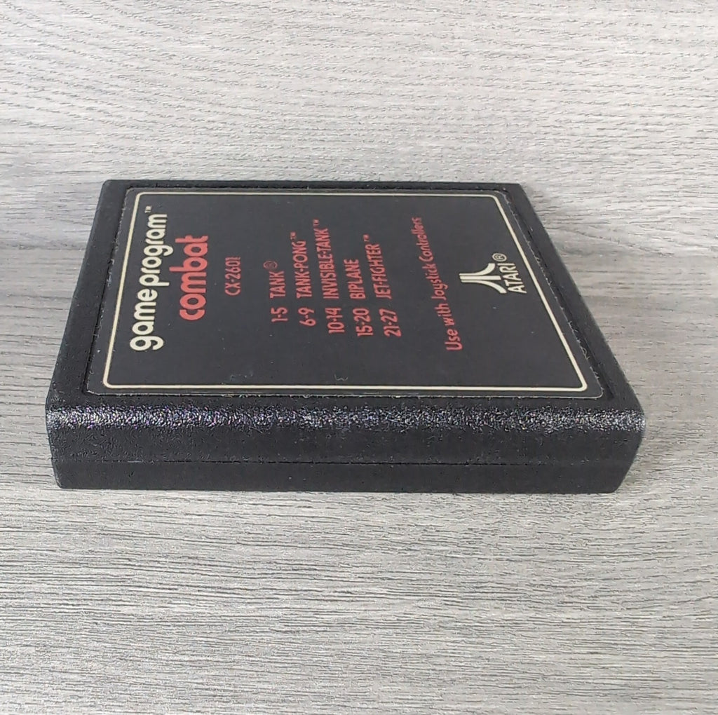 Combat Atari 2600 Video Game CX2601 Cartridge  Manual Boxed CIB Tested & Working