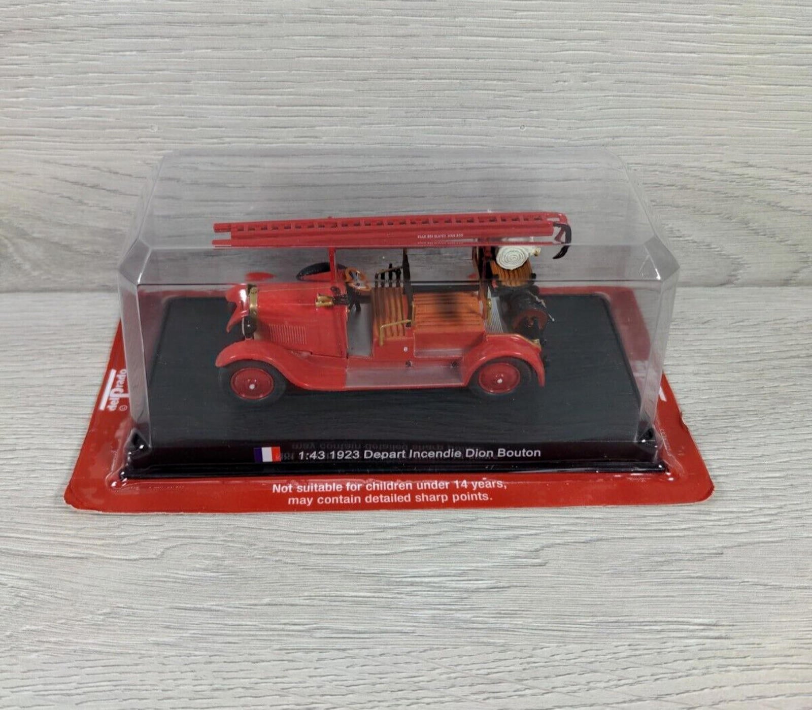 Del Prado Fire Engines of the World 1:43 1923 Depart Incendie Dion Boulton