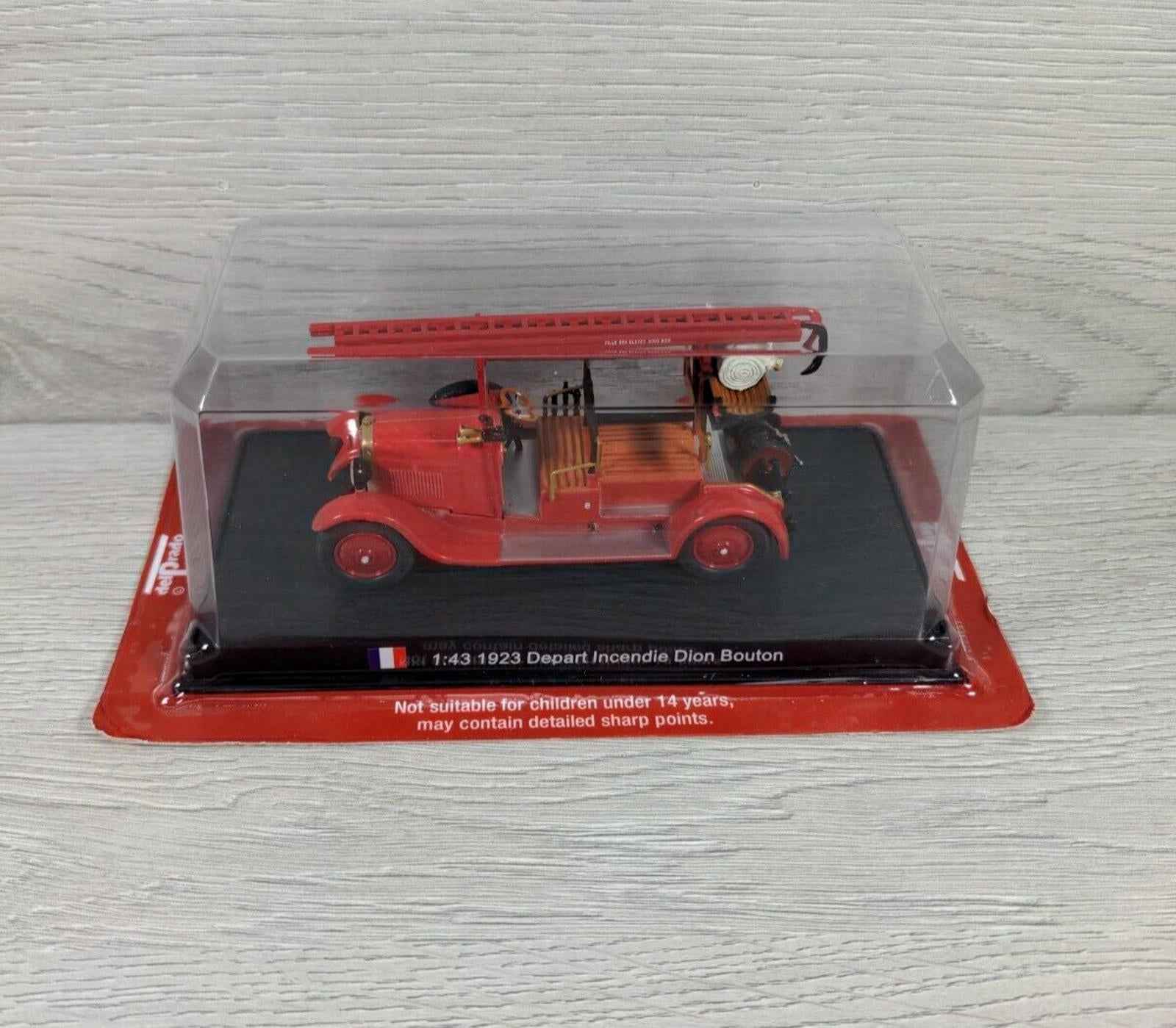 Del Prado Fire Engines of the World 1:43 1923 Depart Incendie Dion Boulton - Retrorama UK