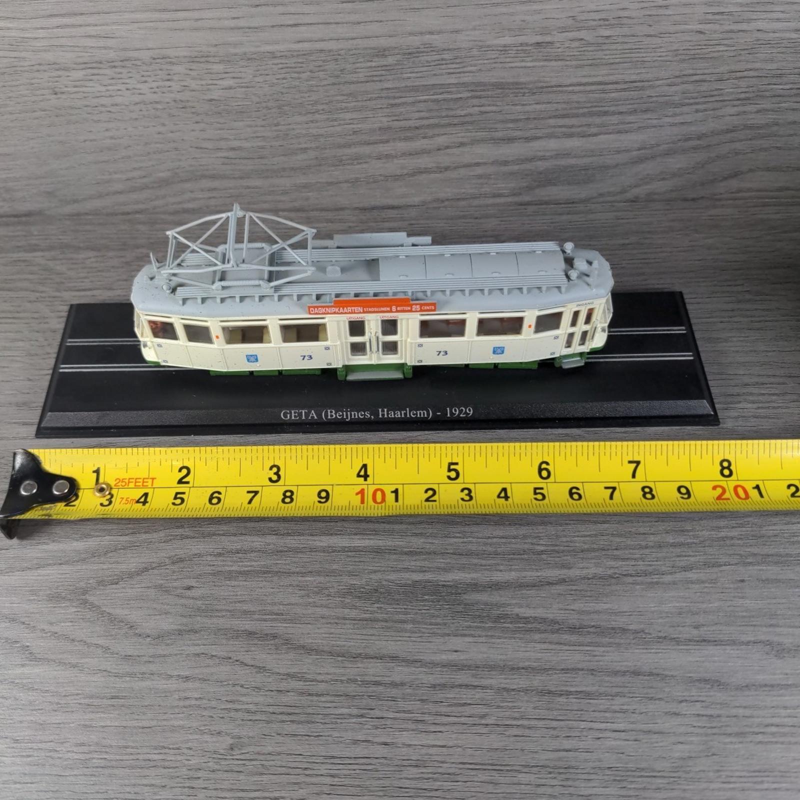 Atlas Editions Trams Of The World  GETE (Beijnes Haarlem) 1929 Model Tram