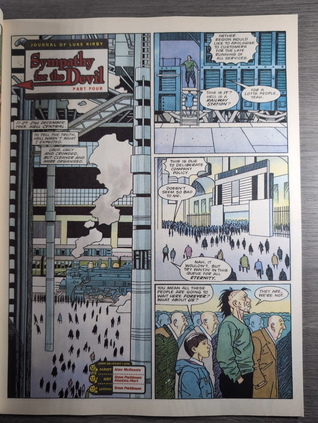 2000AD Prog 876 Featuring Judge Dredd Comic 9th Feb 1994 Vintage Retro Comic