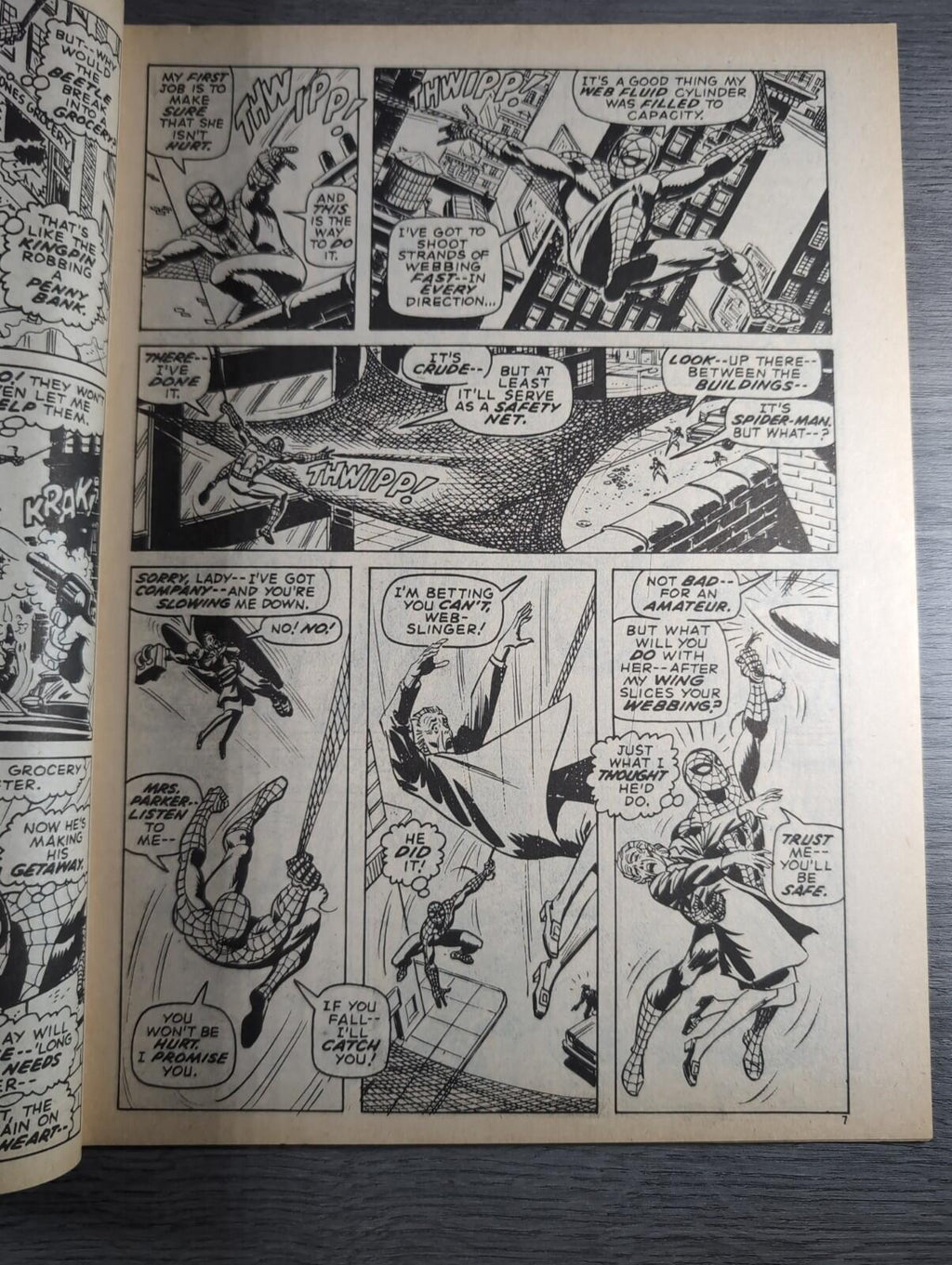 Spider-Man Comics Weekly No 126 Marvel Comics UK 12th July 1975 Vintage Comic