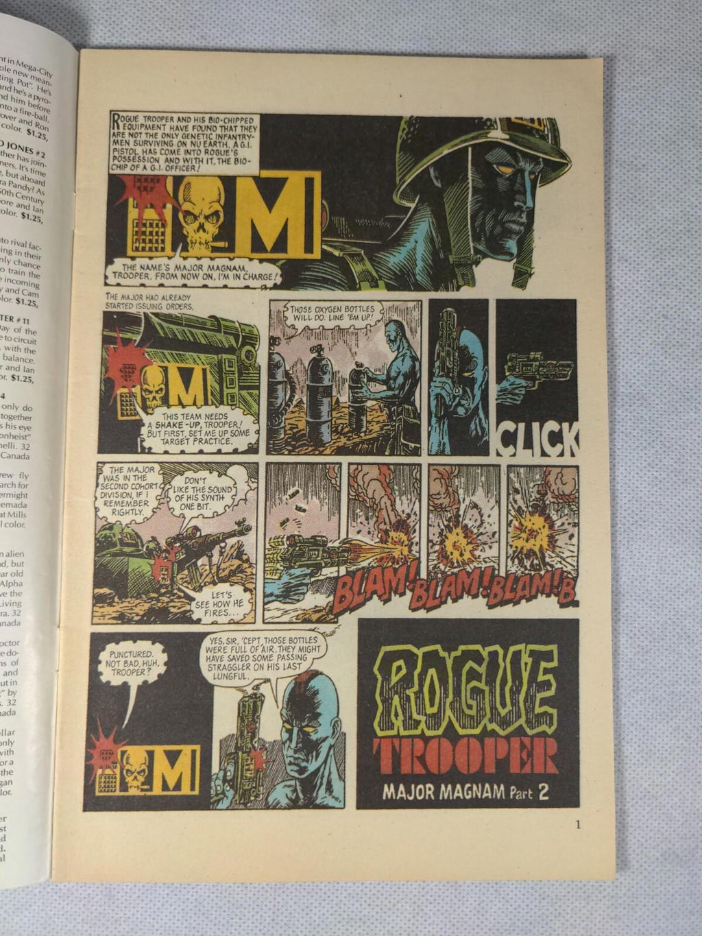 Rogue Trooper Issue 12 Quality Comics 1986 - Vintage Comic - Retrorama UK