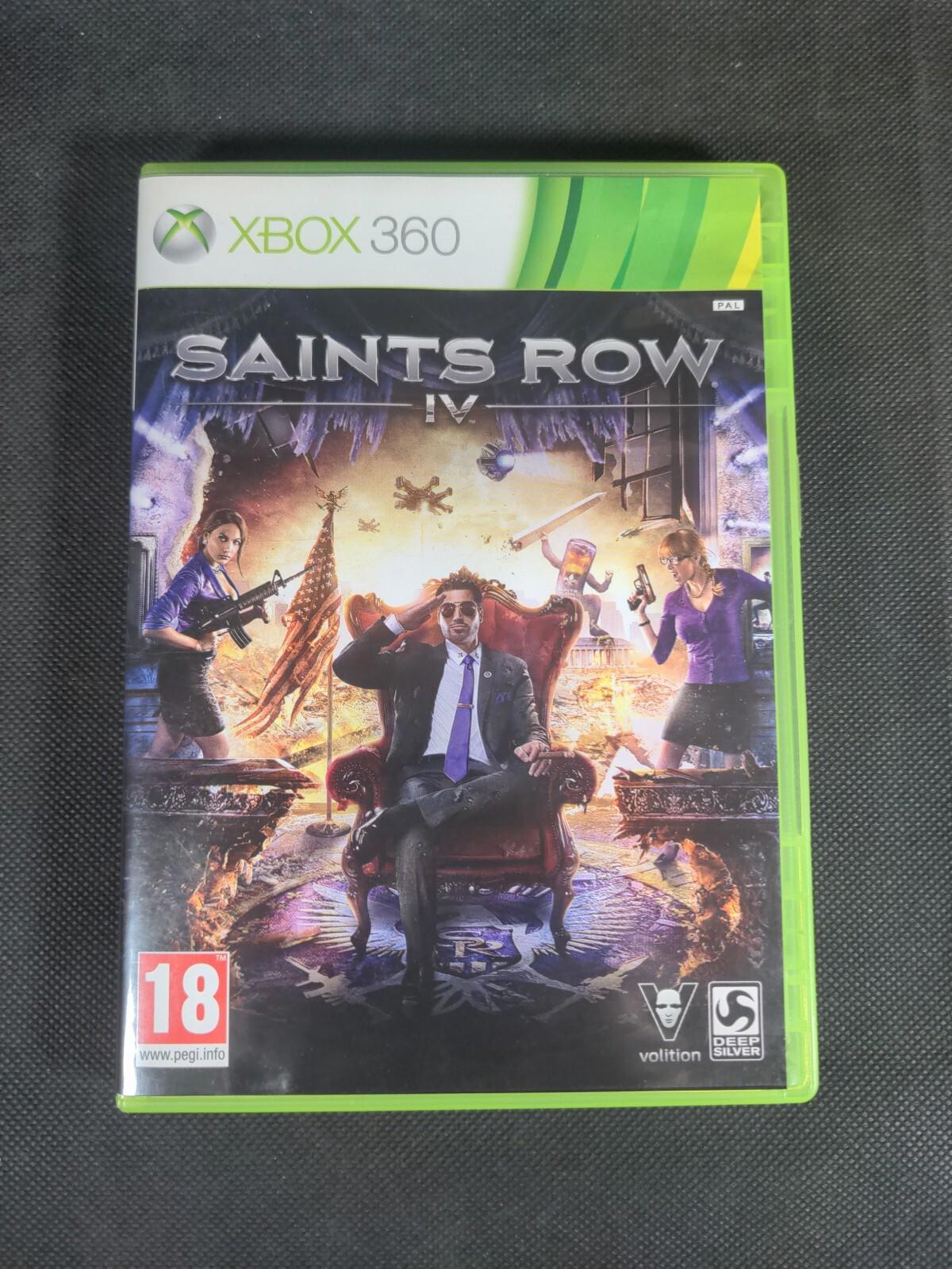 Saints Row IV Microsoft Xbox 360 Game + Manual Tested & Working