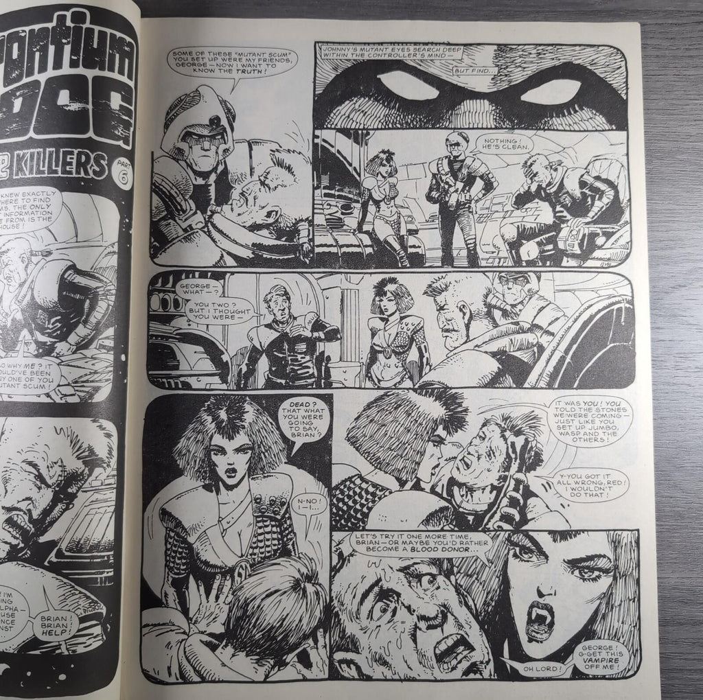 2000AD Prog 565  Featuring Judge Dredd 12th March 1988 Vintage Comic