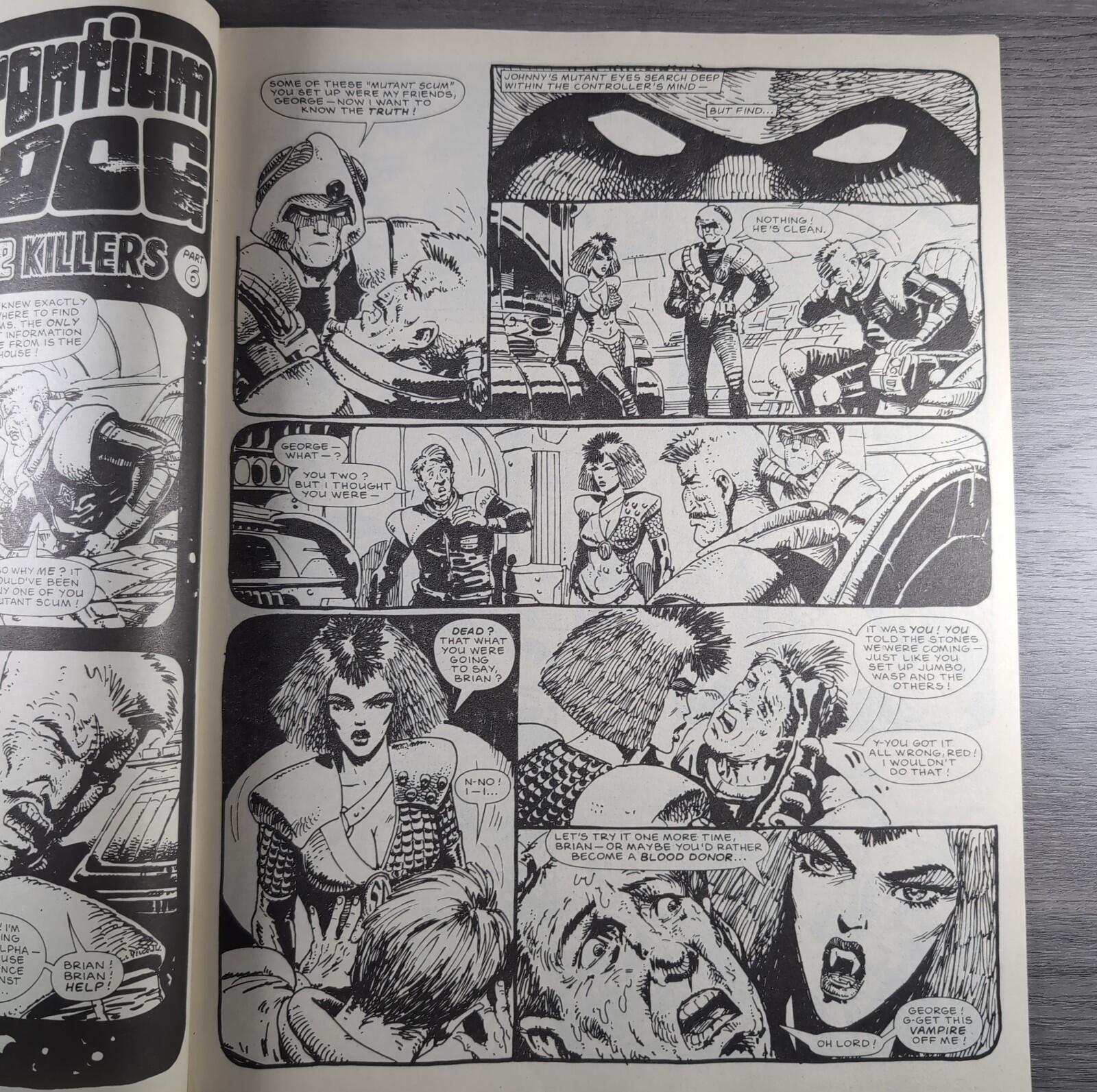 2000AD Prog 565  Featuring Judge Dredd 12th March 1988 Vintage Comic
