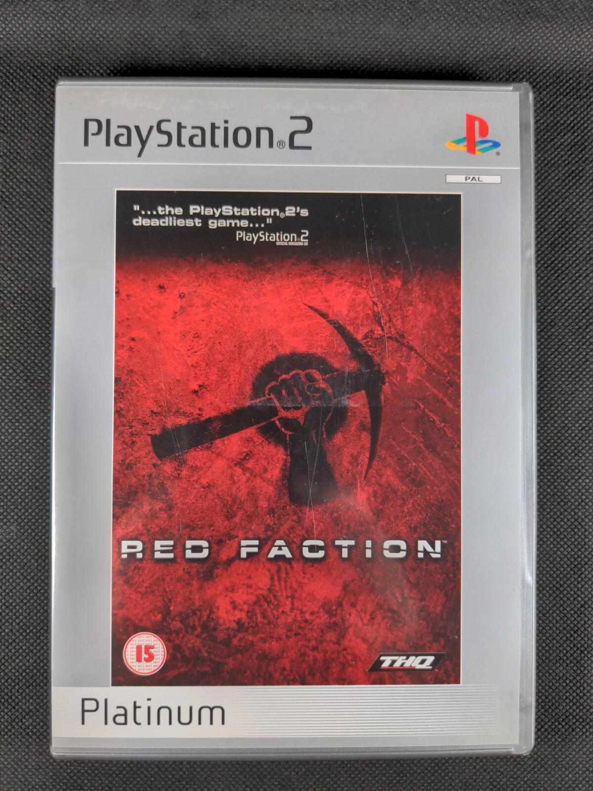 Red Faction Platinum PS2 PlayStation 2 PAL Region 15+