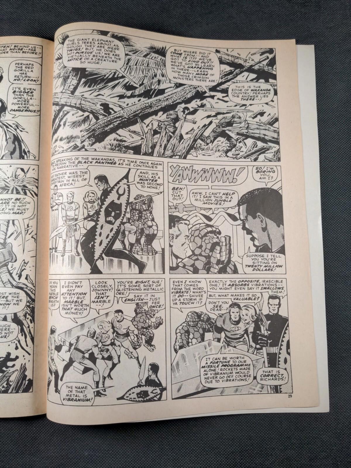 Mighty World of Marvel Comic Issue No 115 December 1974 Marvel UK Vintage Comic