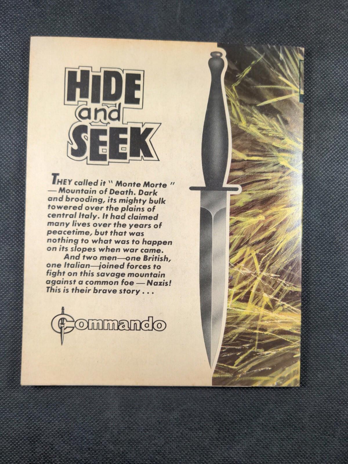 Commando Comic Issue Number 1460 Hide And Seek - Retrorama UK