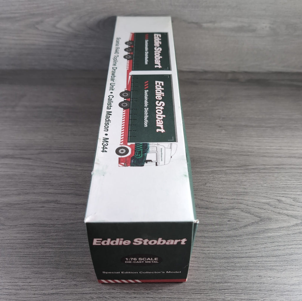 Atlas Editions Eddie Stobart Scania R440 Topline Drawbar Calista Madison M344
