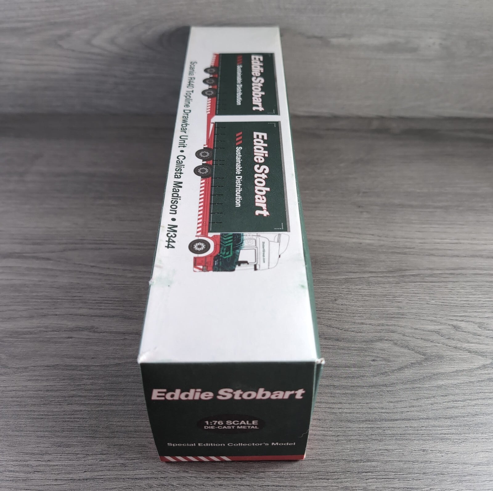 Atlas Editions Eddie Stobart Scania R440 Topline Drawbar Calista Madison M344