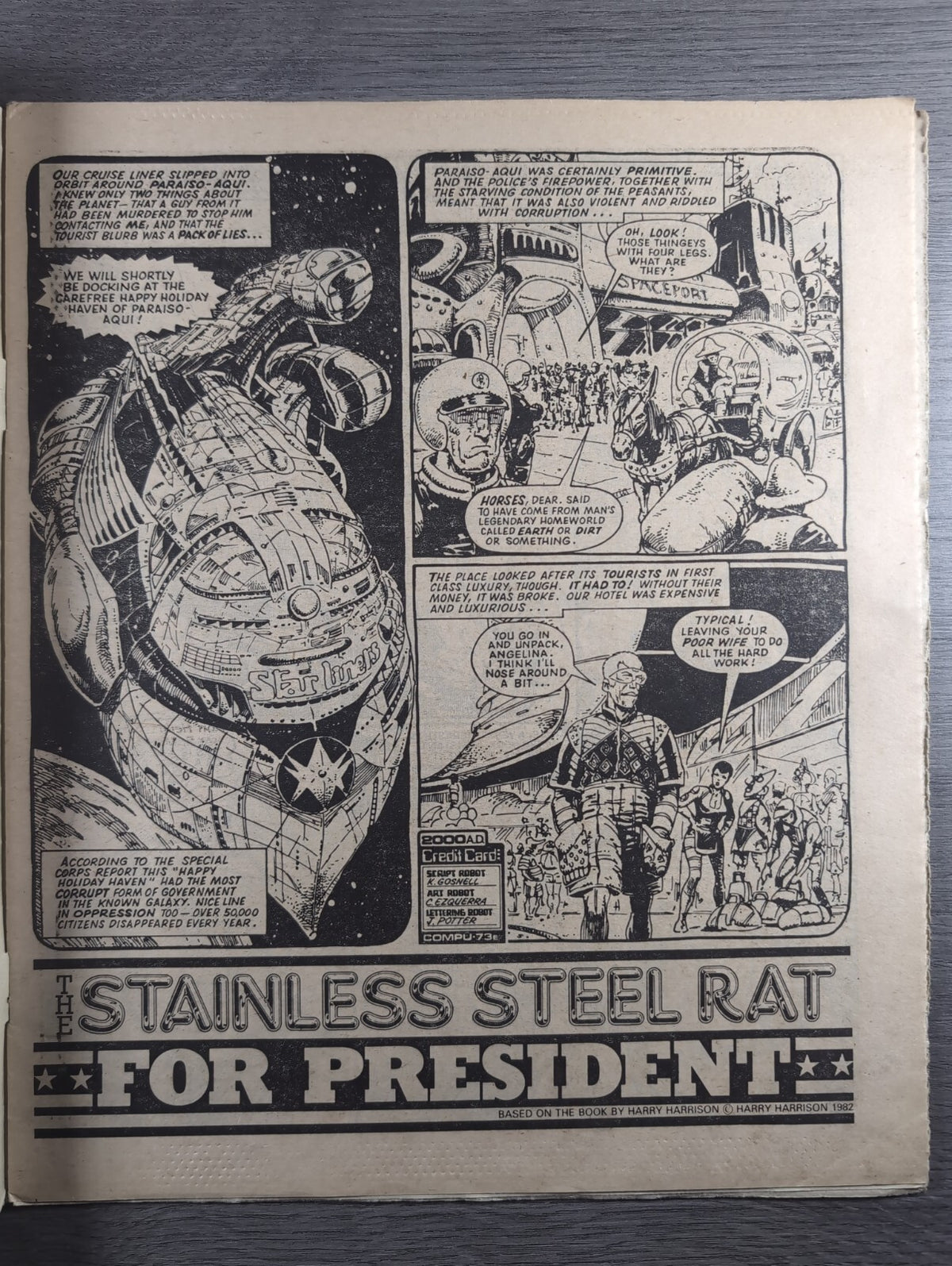 2000AD Prog 394 Featuring Judge Dredd Comic 1st Dec 1984 Vintage Retro Comic