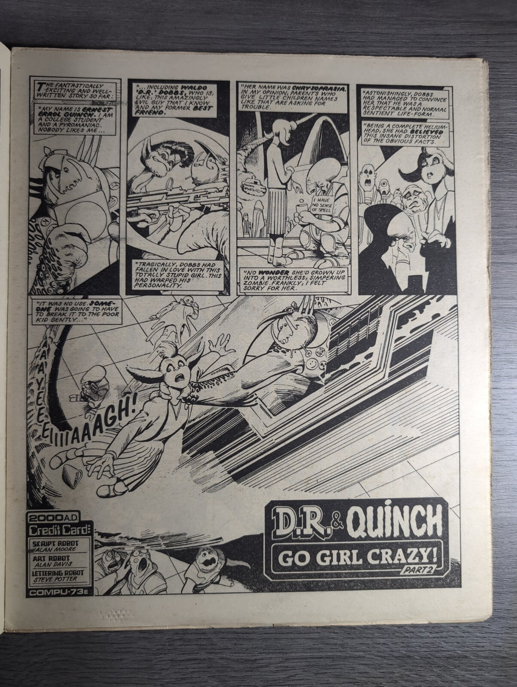 2000AD Prog 353 Featuring Judge Dredd Comic 28th Jan 1984 Vintage Retro Comic