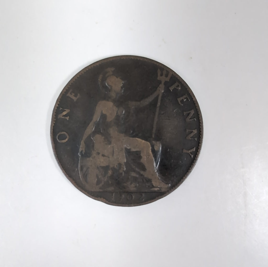 6 x Victorian/Edwardian One Penny 1D Coins 1886, 1896, 1900, 1902 x 2, 1903