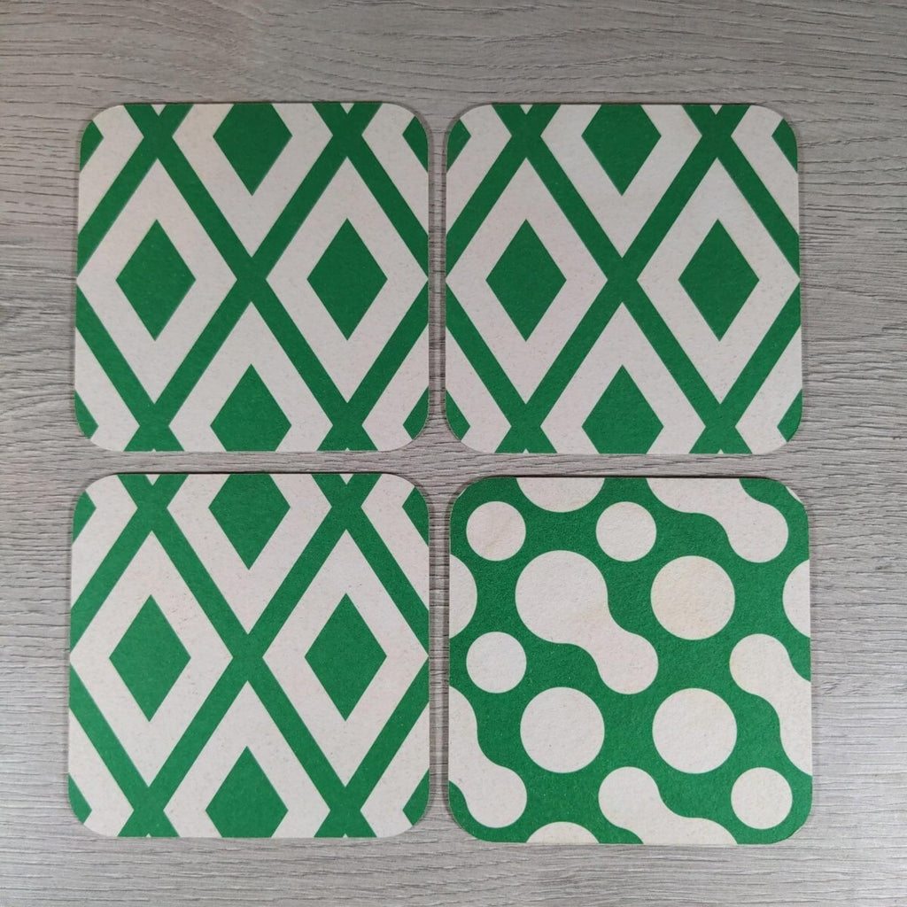 Carlsberg 4 x Vintage Beer Mats Pub Bar Coaster Breweriana - Retrorama UK