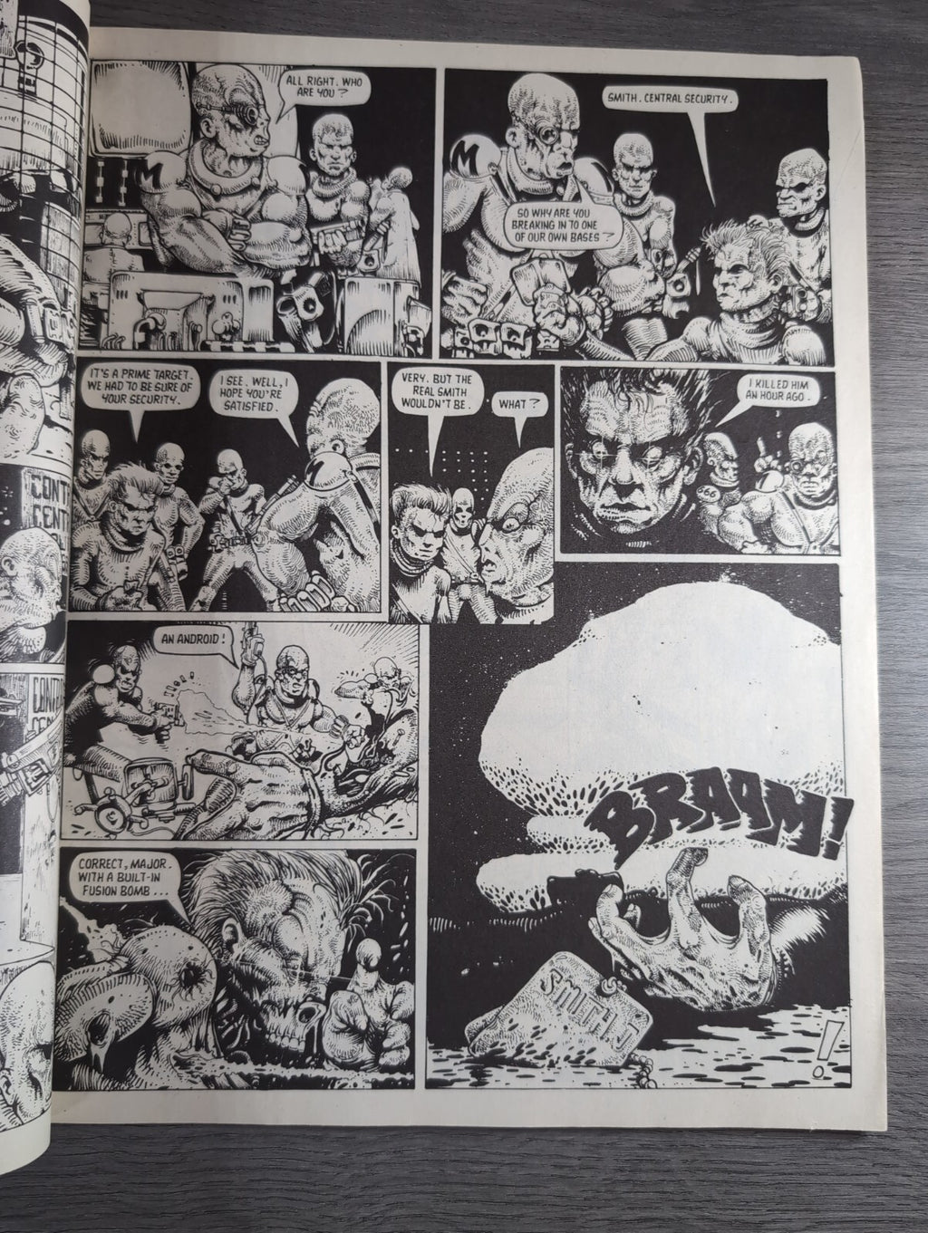2000AD Prog 522 Featuring Judge Dread Comic 16th May 1987 Vintage Retro Comic