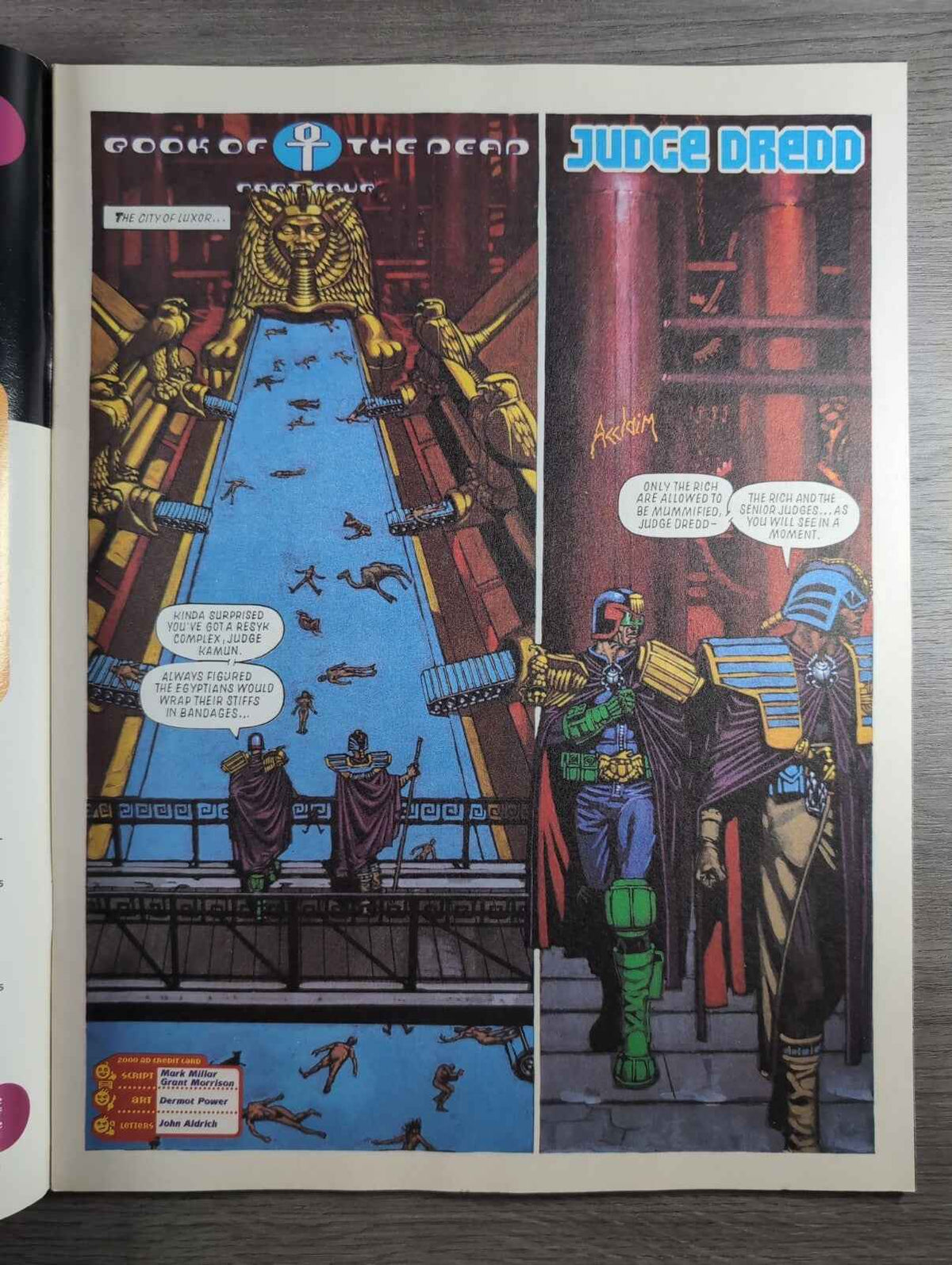 2000AD Prog 862 Featuring Judge Dredd Comic 20th Nov 1993 Vintage Retro Comic
