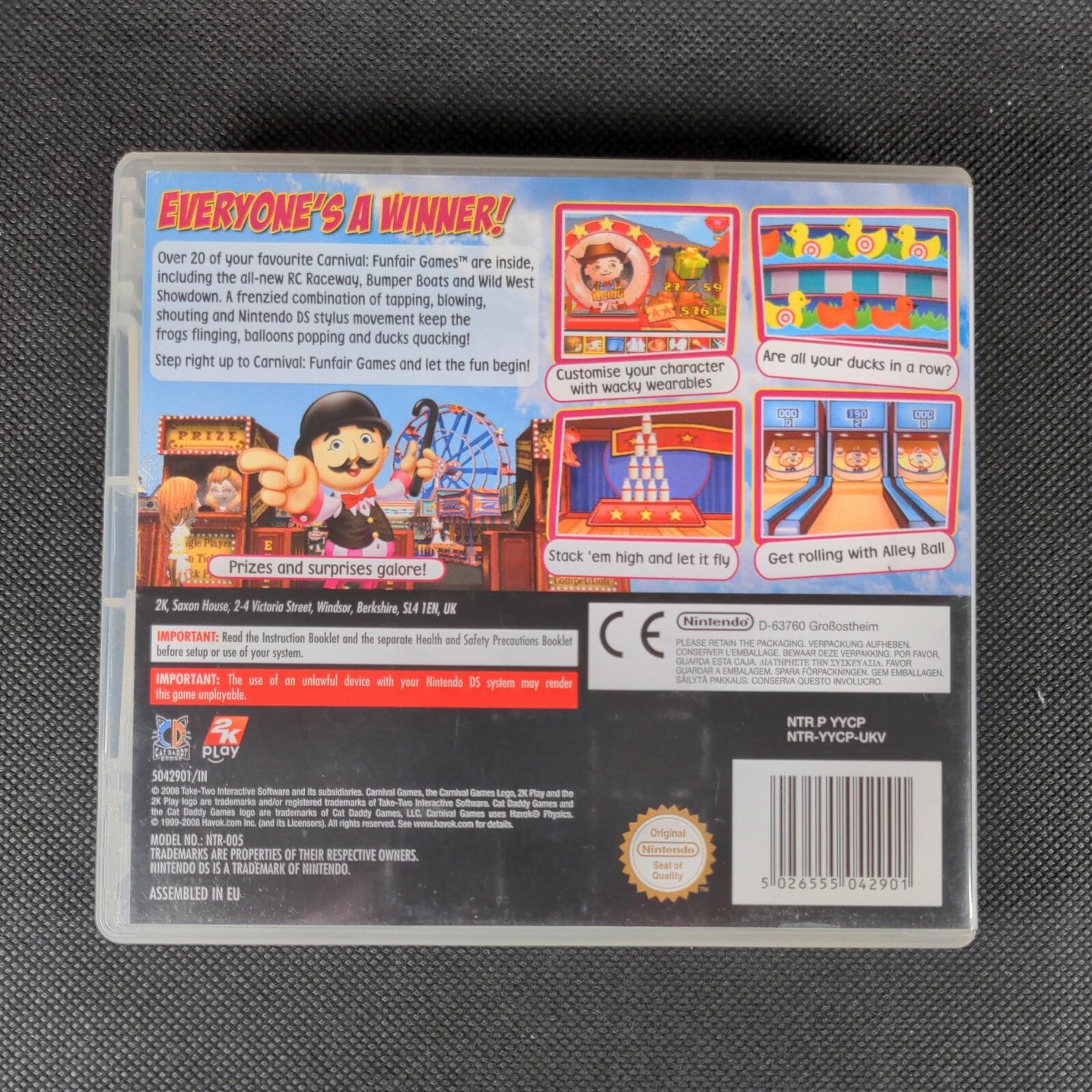 Carnival Funfair Games Nintendo DS 2008