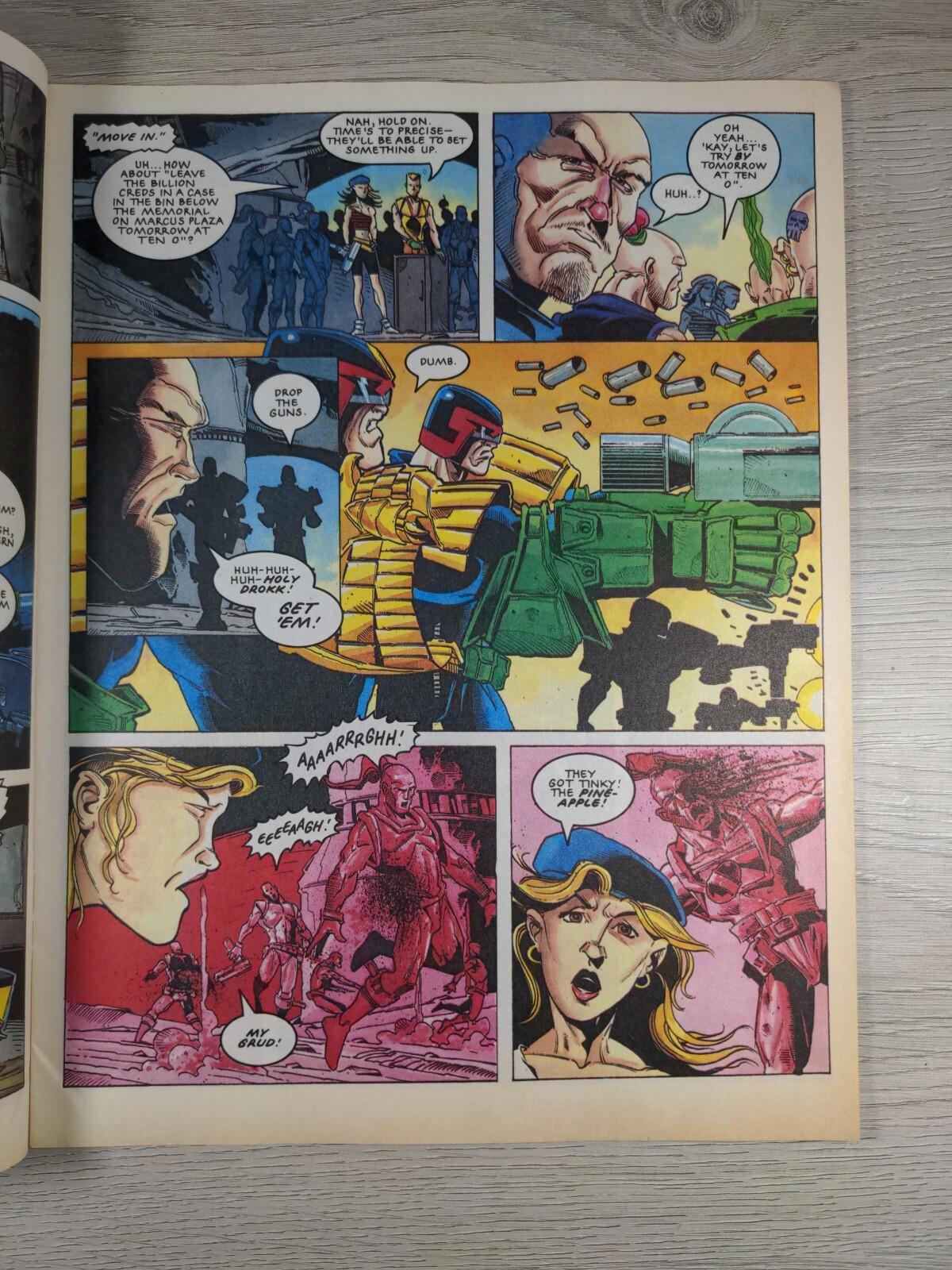 2000AD Featuring Judge Dredd Prog 745 August 1991 Vintage Comic - Retrorama UK