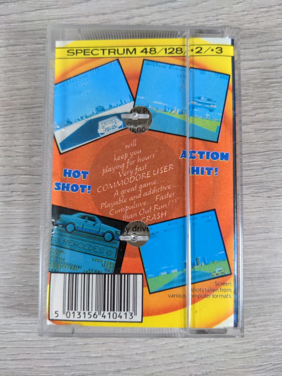 Crazy Cars ZX Spectrum 48K 128K Video Game Cassette Tested & Working