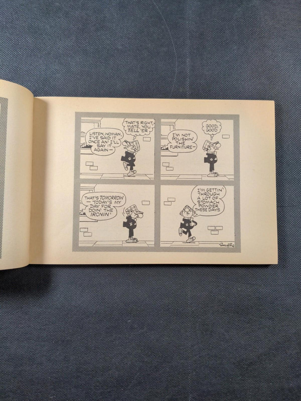 Andy Capp Cartons By Reg Smythe Issue No 43 Vintage Paperback ComiBook Year 1979 - Retrorama UK