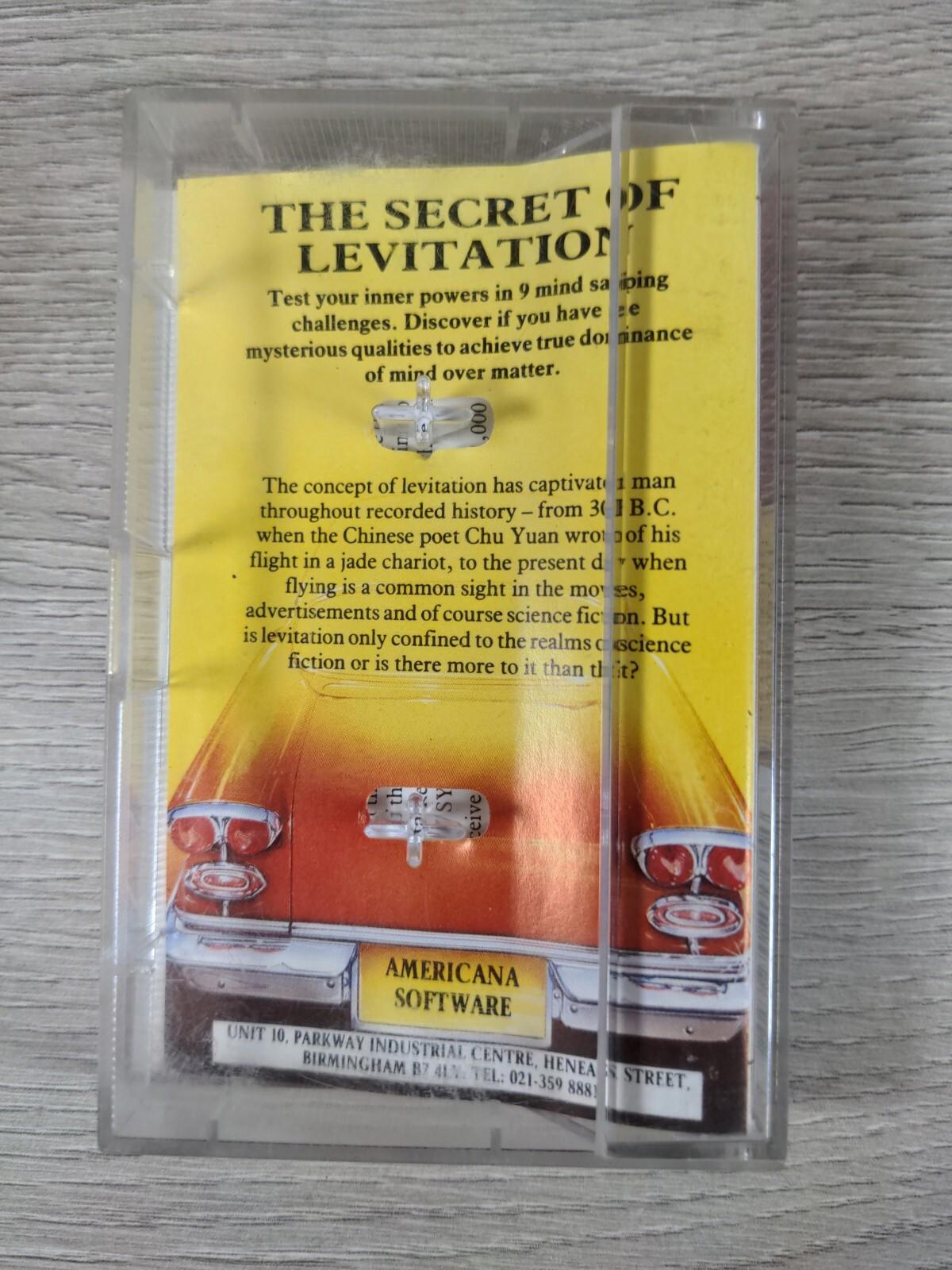 The Secret Of Levitation ZX Spectrum 48K 128K Game Cassette Tested & Working - Retrorama UK