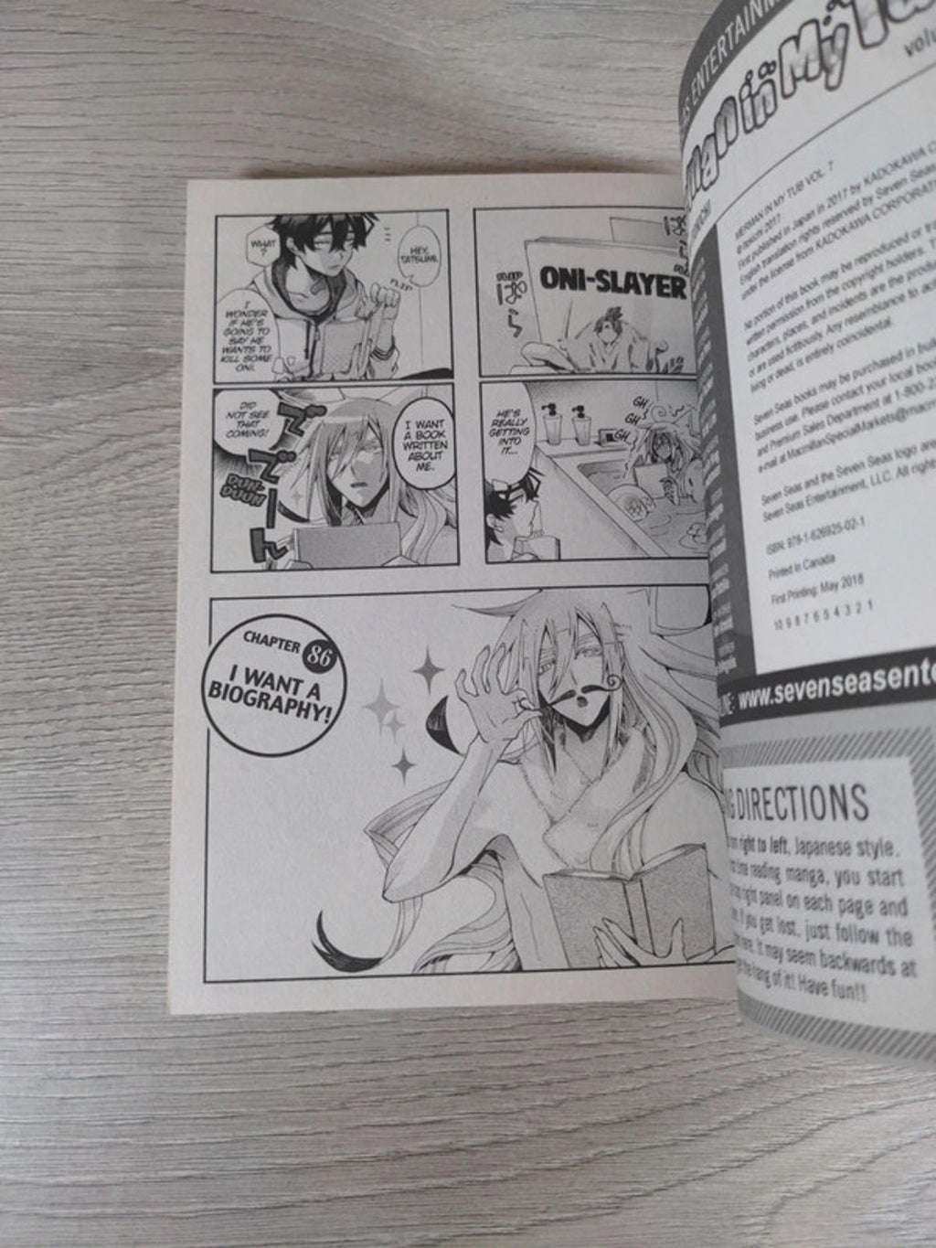 Merman in My Tub Vol. 7 by Itokichi Manga Paperback Book 2018 In English