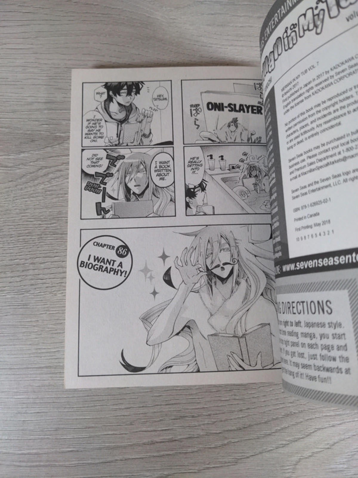 Merman in My Tub Vol. 7 by Itokichi Manga Paperback Book 2018 In English