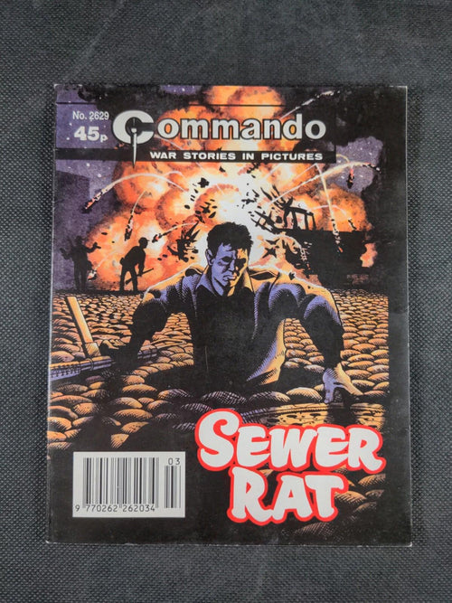 Commando Comic Issue No 2629 Sewer Rat - Retrorama UK