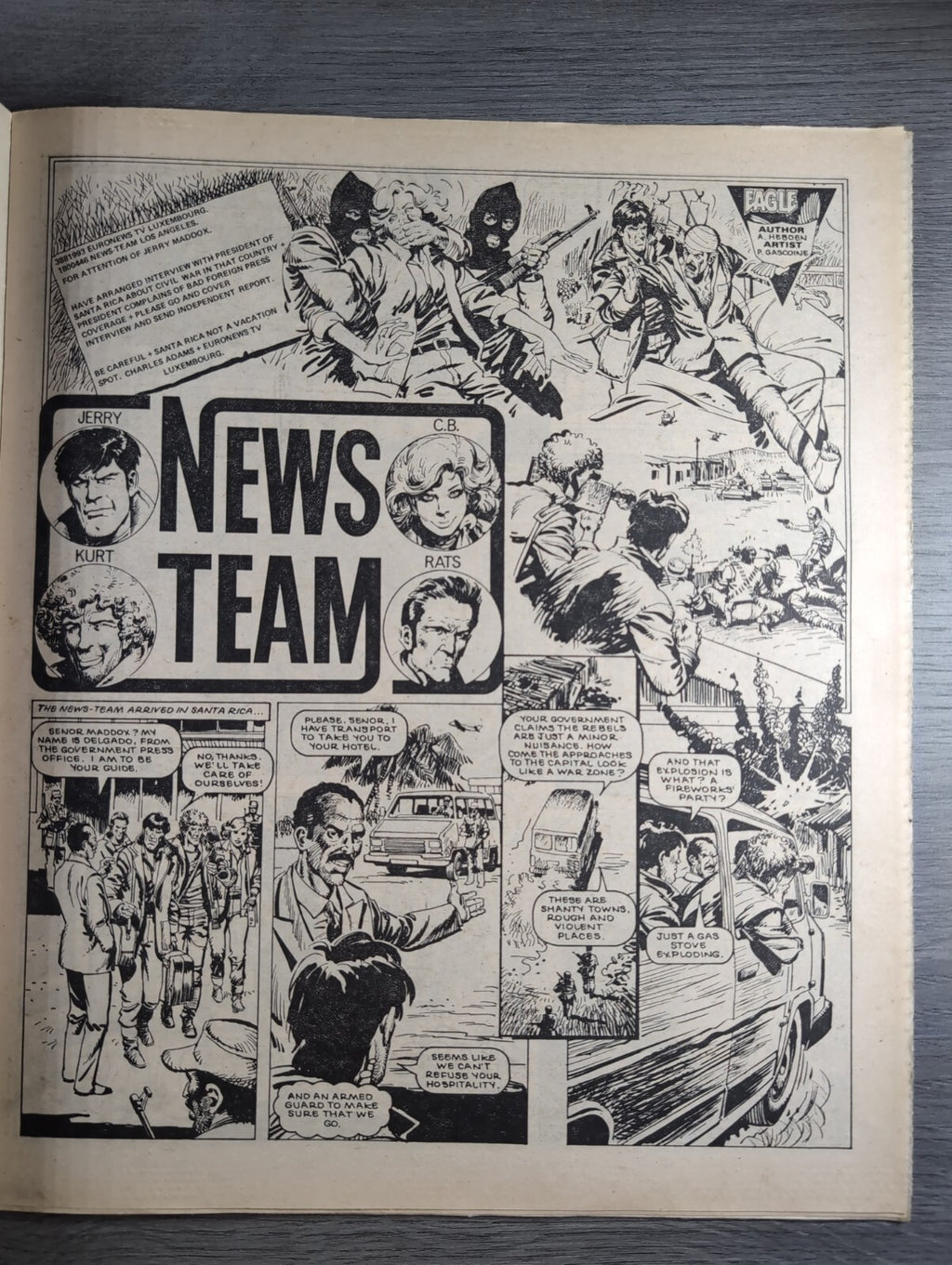 Eagle Comic Issue 2nd June 1984 Vintage Retro UK Comic