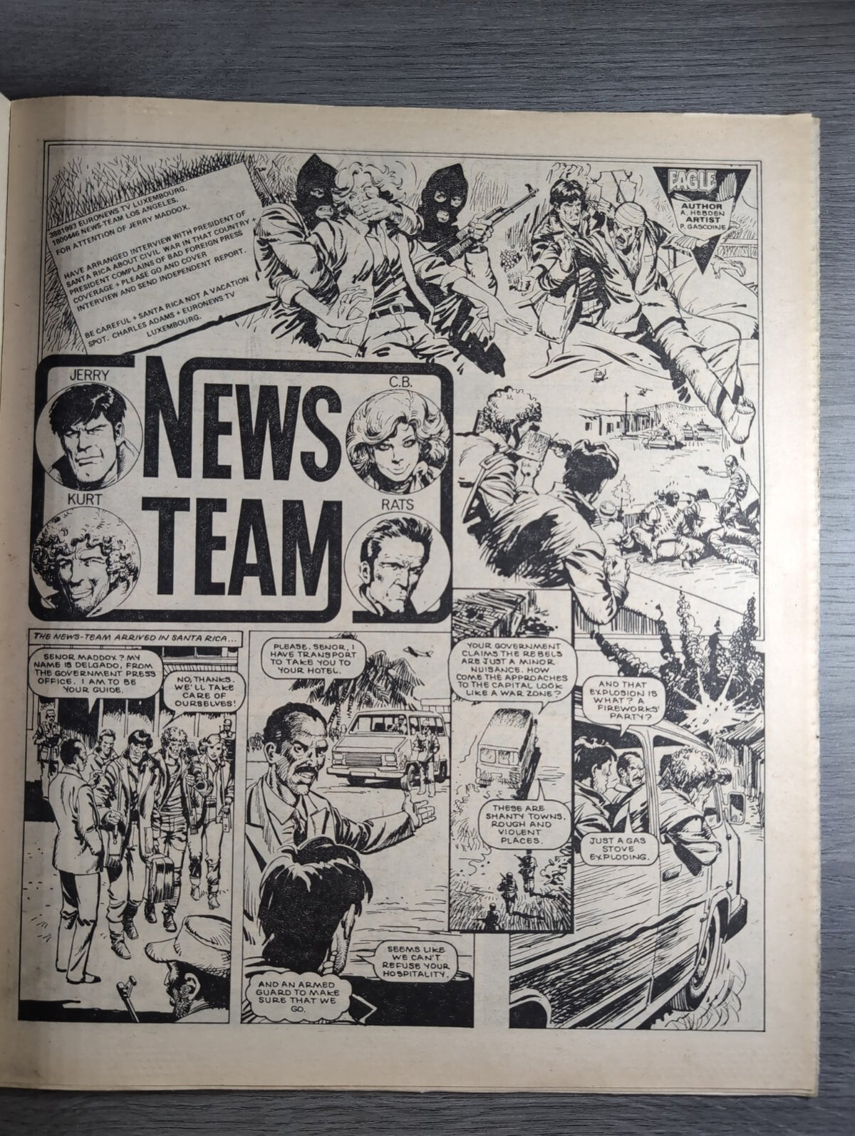 Eagle Comic Issue 2nd June 1984 Vintage Retro UK Comic