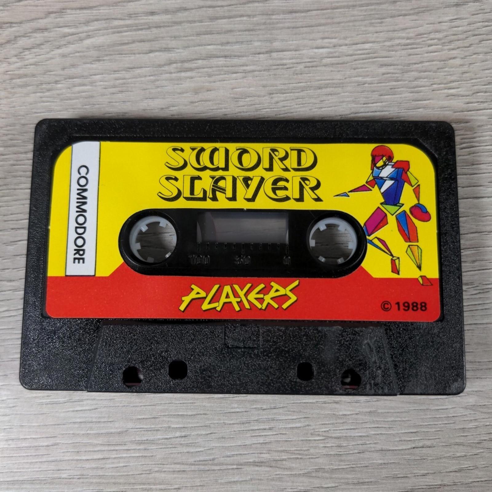Sword Slayer Commodore 64 C64 Video Game Cassette Tested & Working Vintage Game
