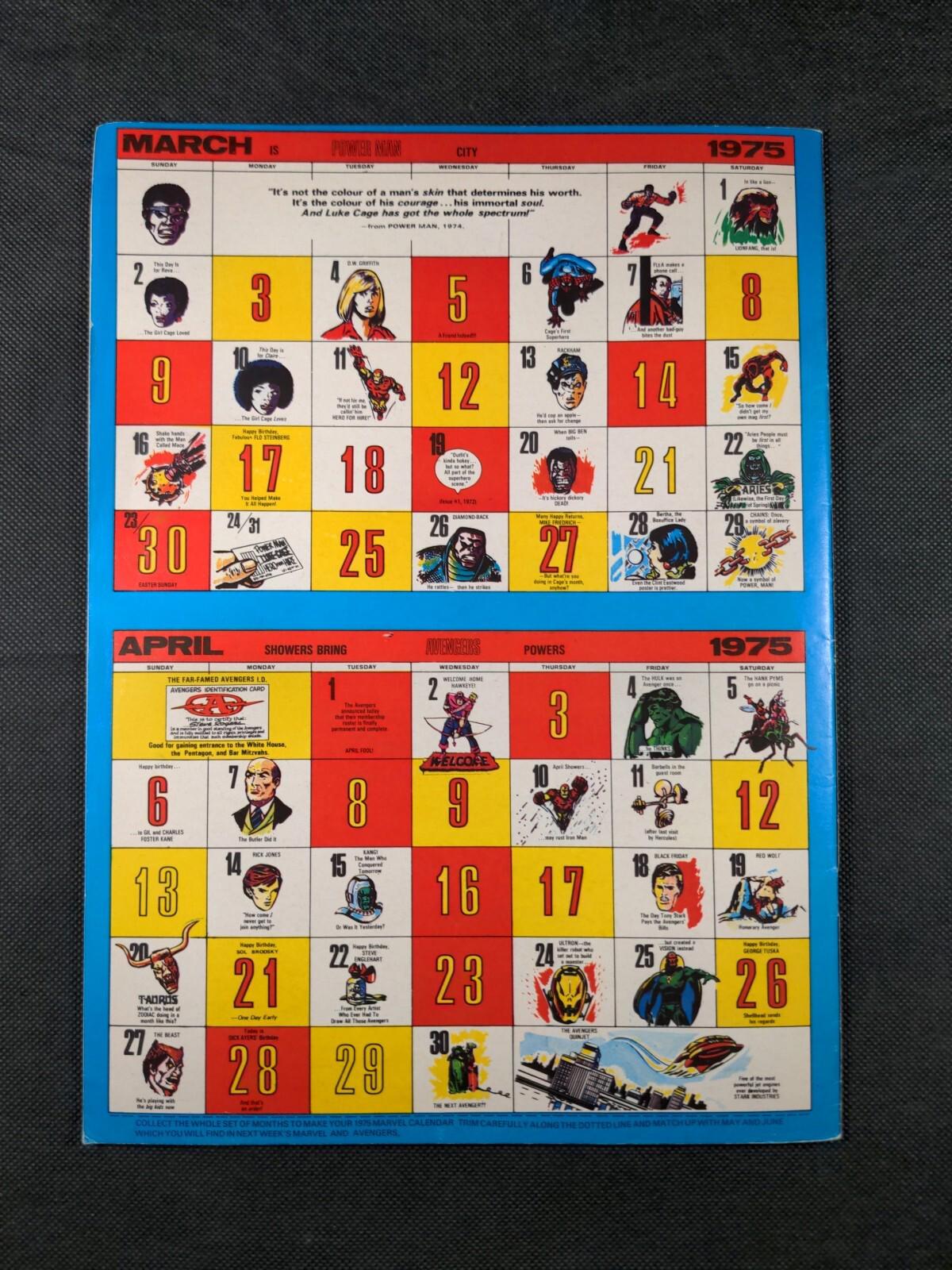 Mighty World of Marvel Issue No 120 January 1975 Marvel UK Vintage Comic