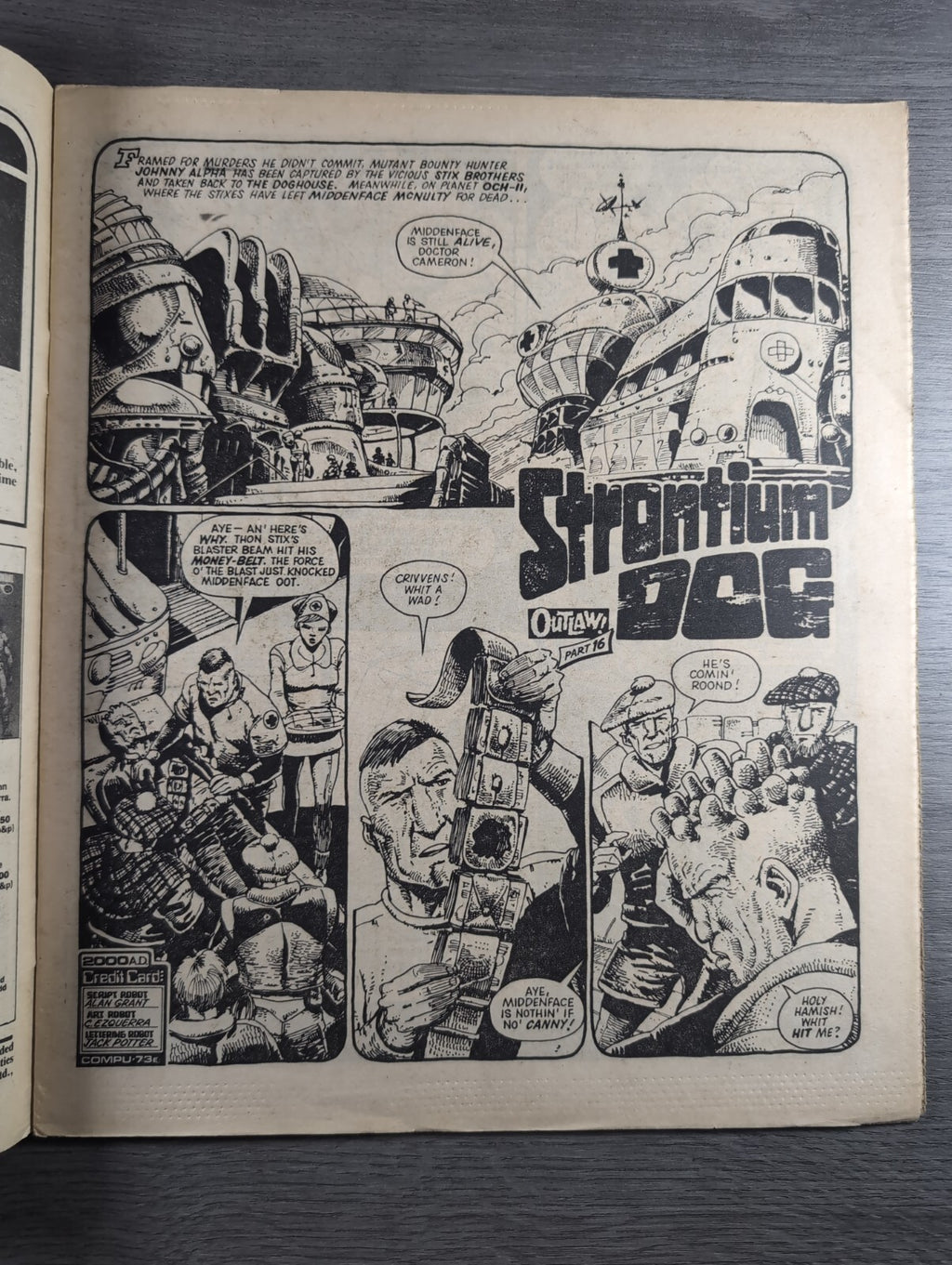 2000AD Prog 378 Featuring Judge Dredd Comic 11th August 1984 Vintage Retro Comic