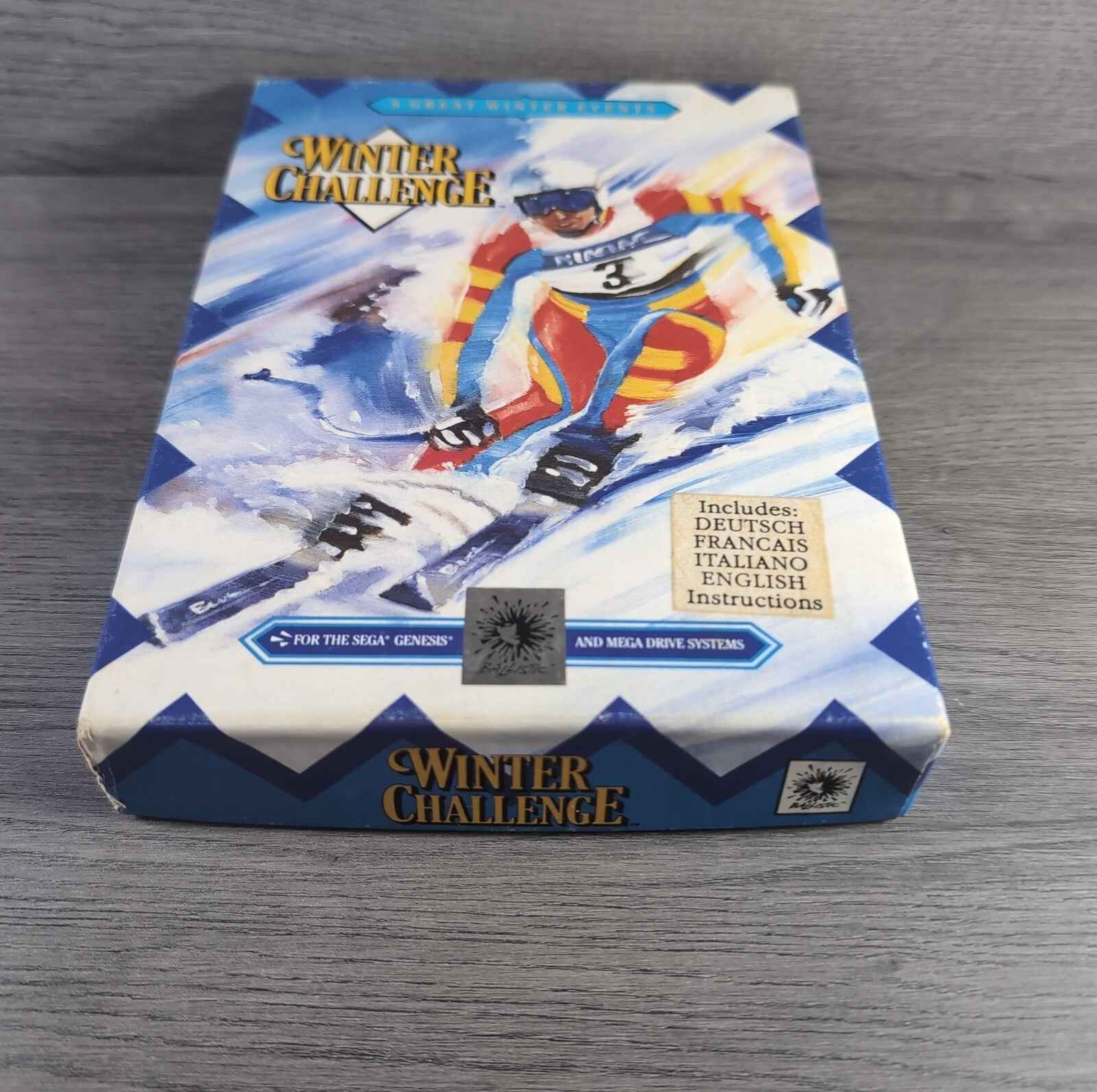 Winter ChallengeSega Mega Drive/Genisis Game Tested & Working Manual Included